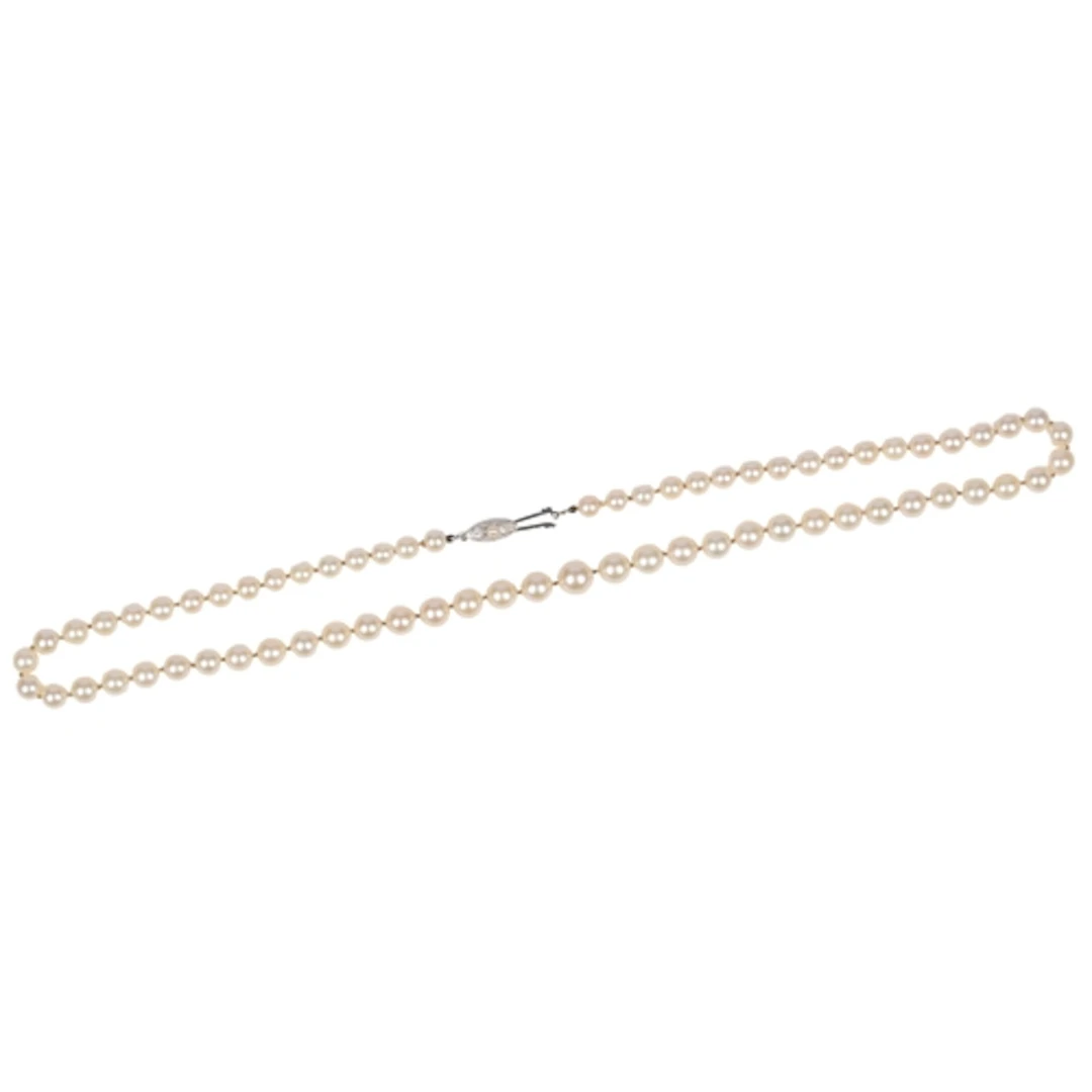 Mikimoto, a cultured pearl necklace, circa 1969, designed as...
