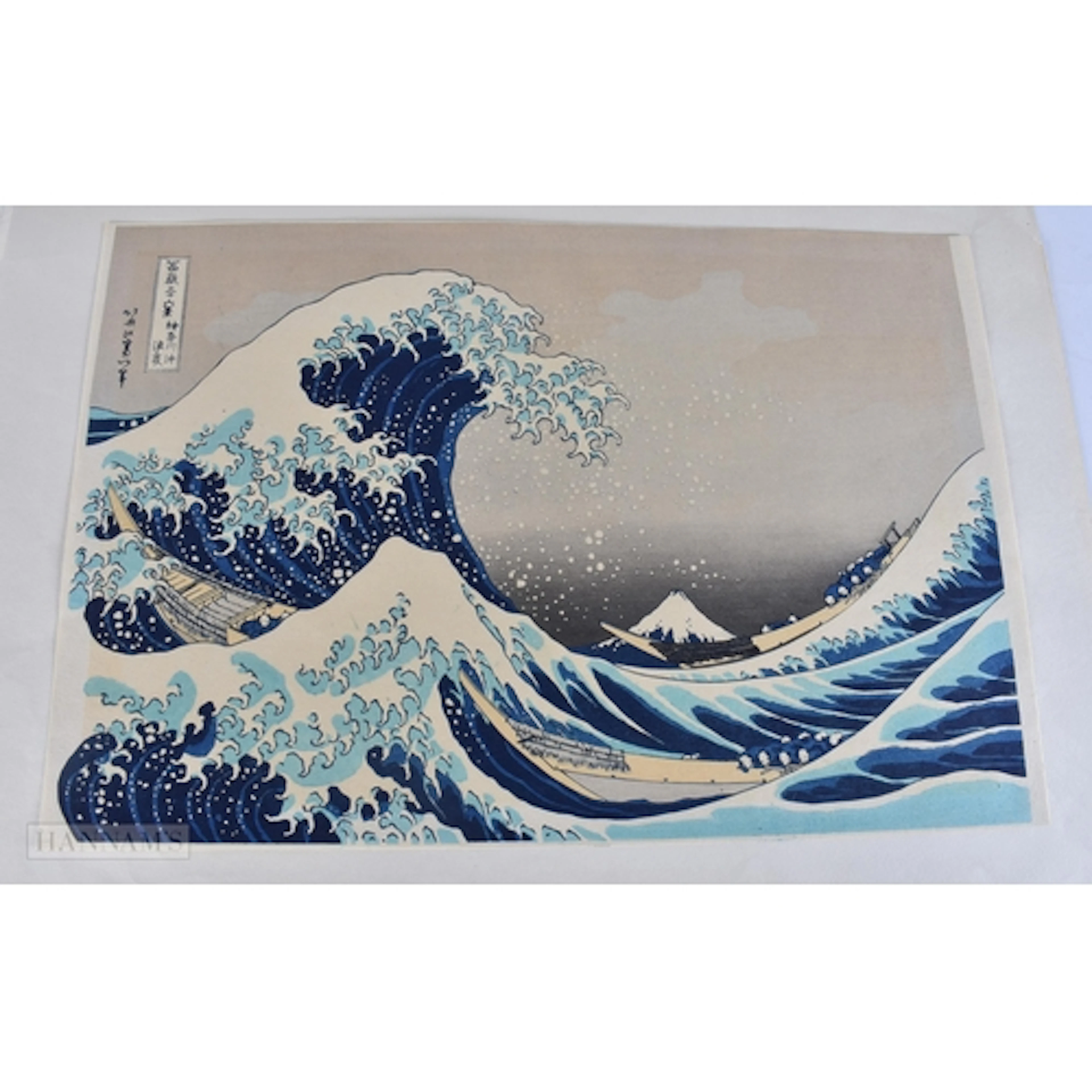 Attributed to Katsuhika Hokusai (1760-1849) Woodblock print,...