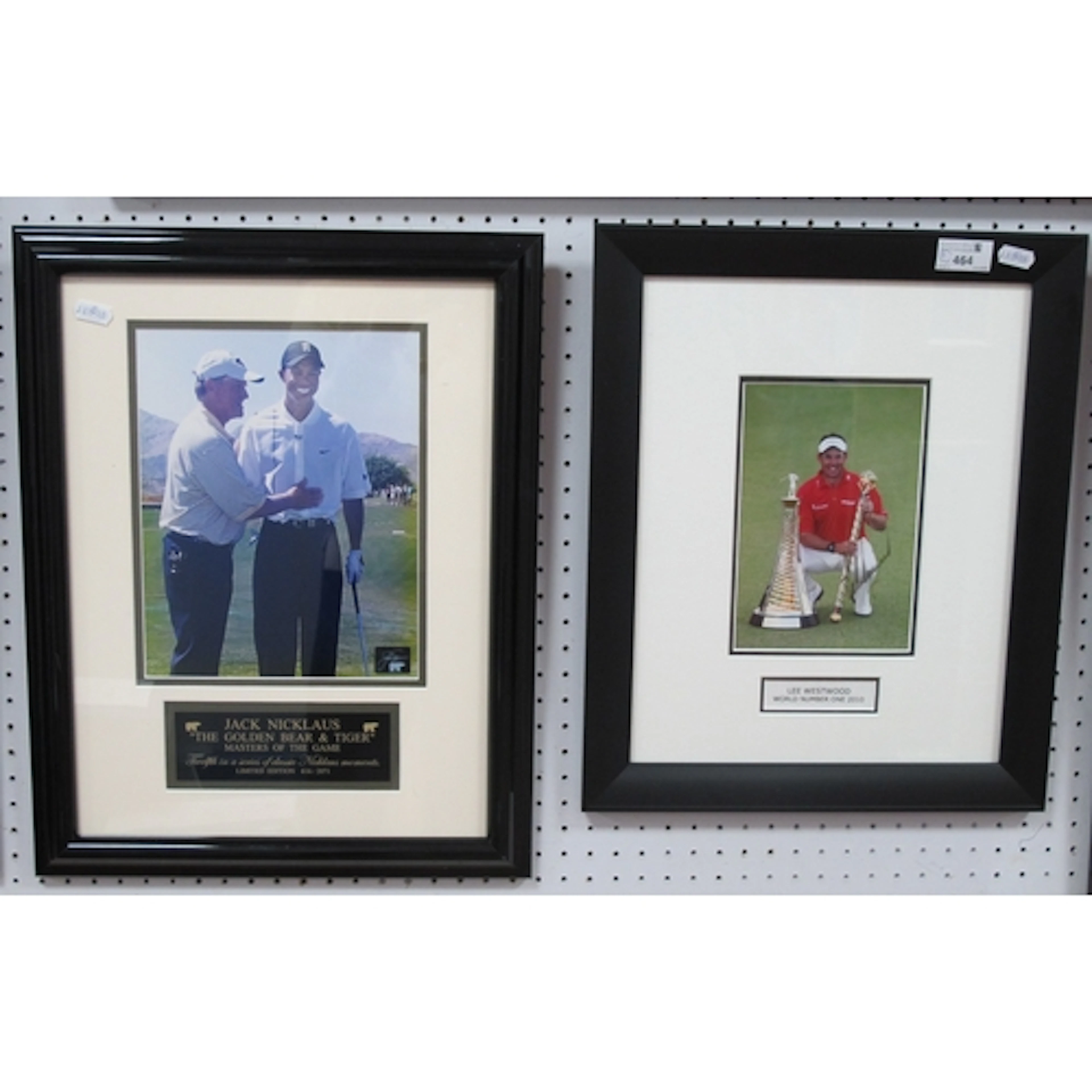 Golf - Lee Westwood Autograph, ink signed (unverified) on an...