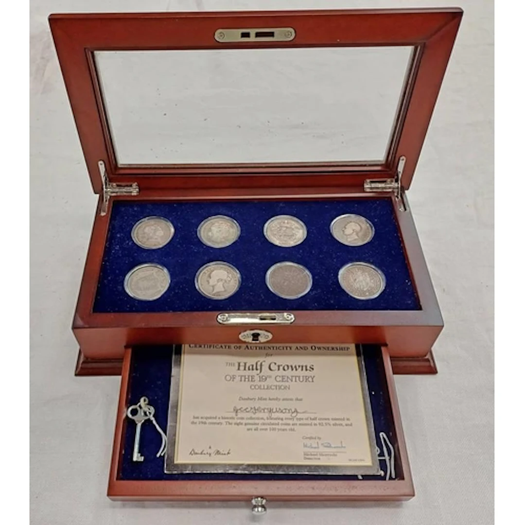 DANBURY MINT THE HALF CROWNS OF THE 19TH CENTURY COLLECTION,...