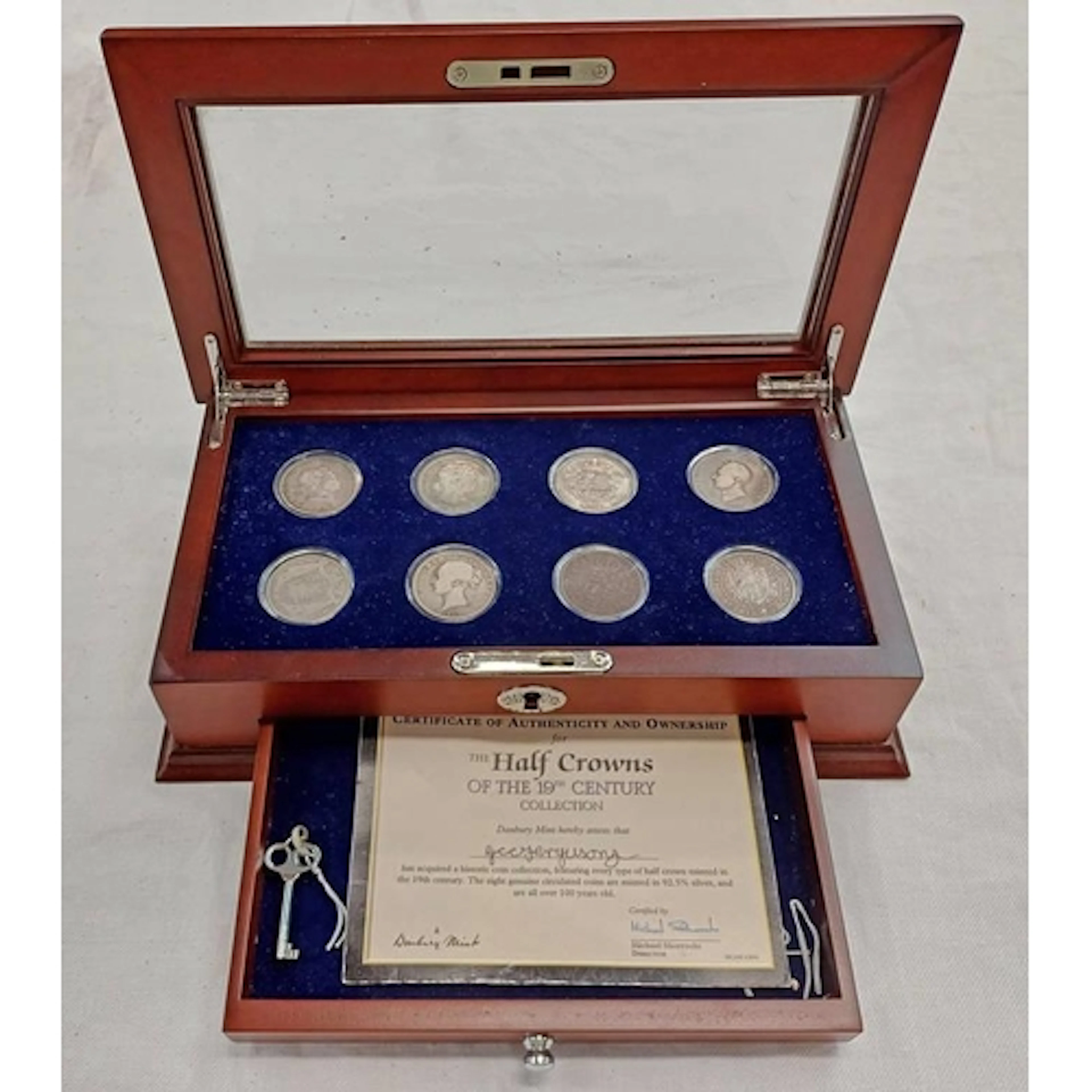 DANBURY MINT THE HALF CROWNS OF THE 19TH CENTURY COLLECTION,...
