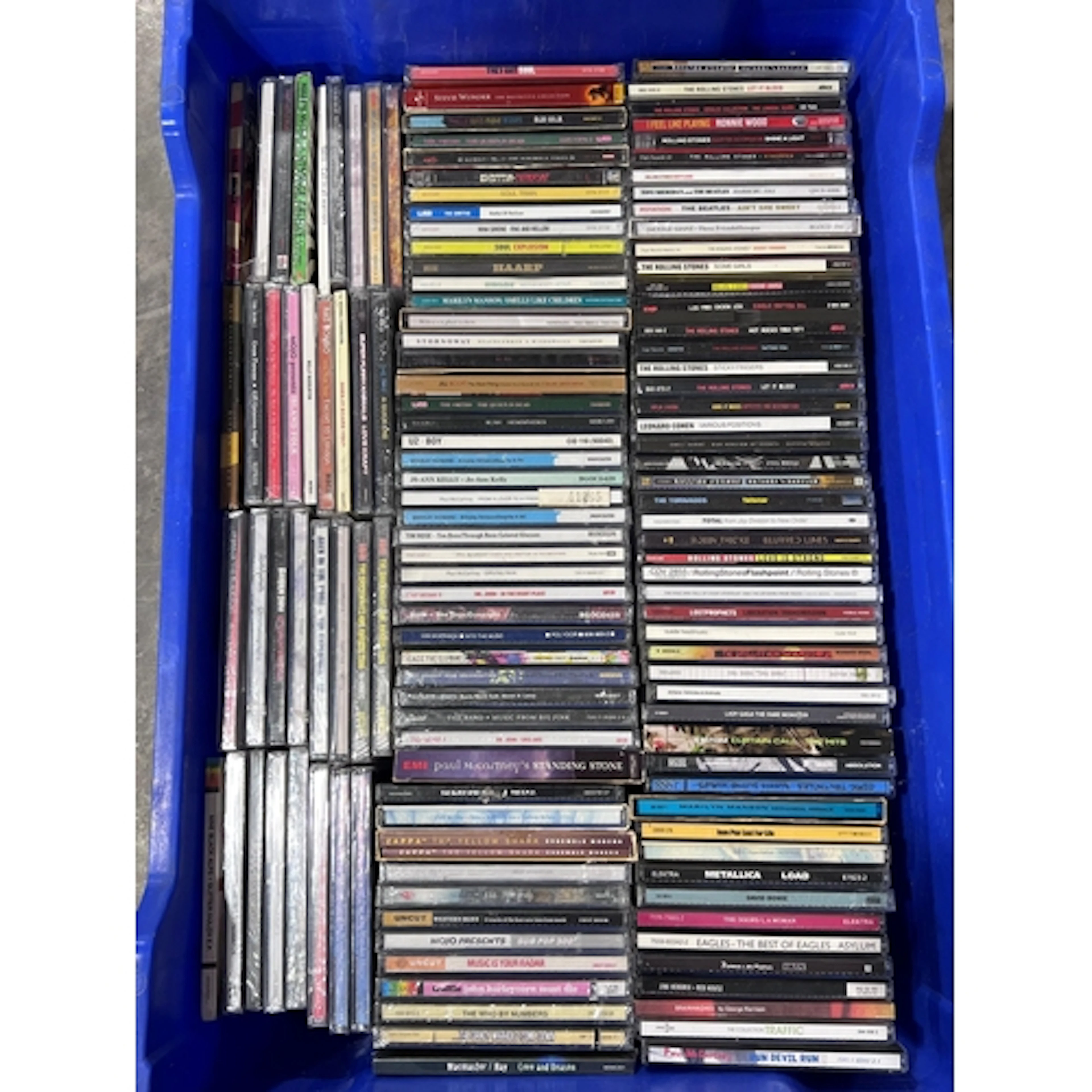 CDs - Over 350 to include The Rolling Stones, The Beatles, G...
