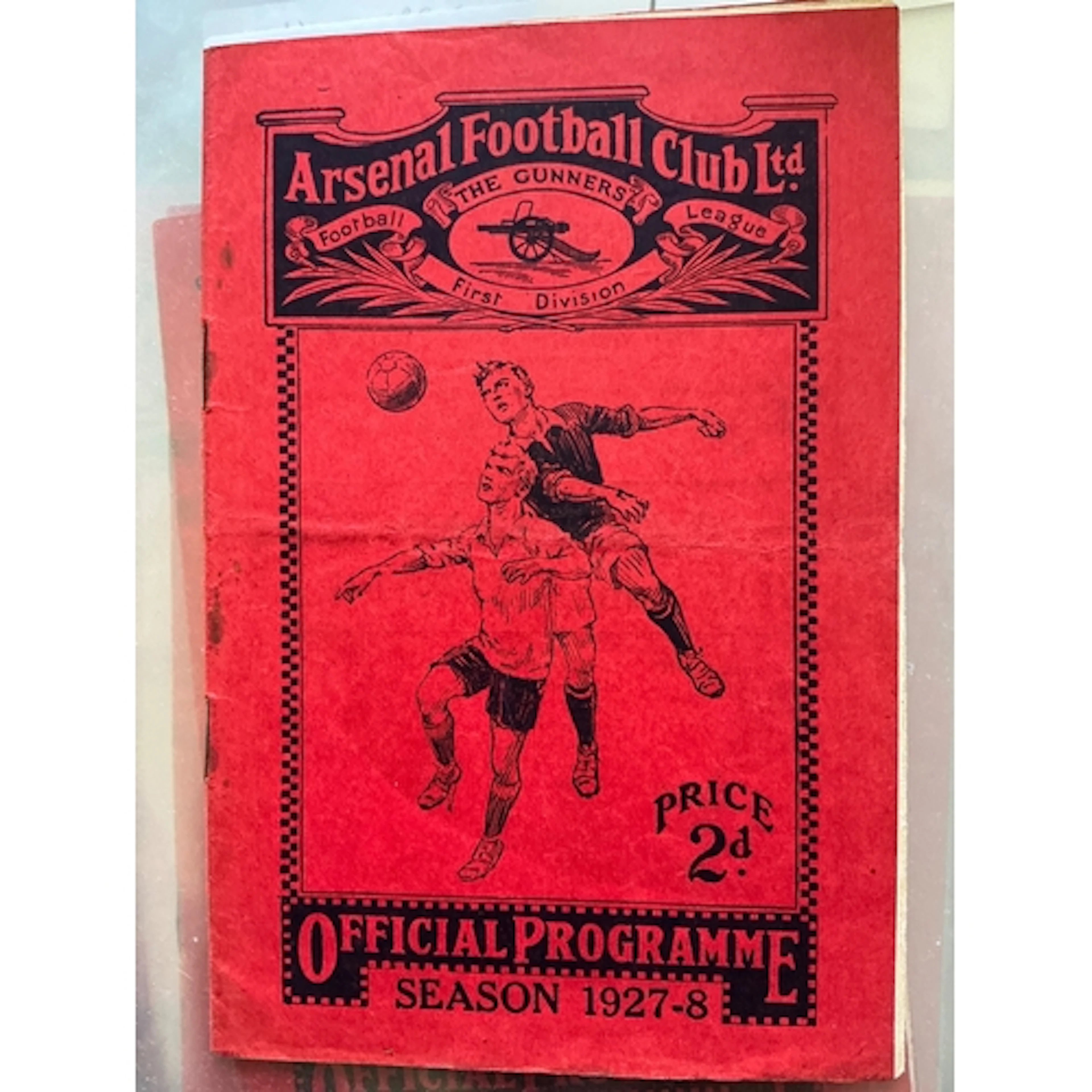 1927 - 1928 Arsenal v Stoke City FA Cup Football Programme: ...