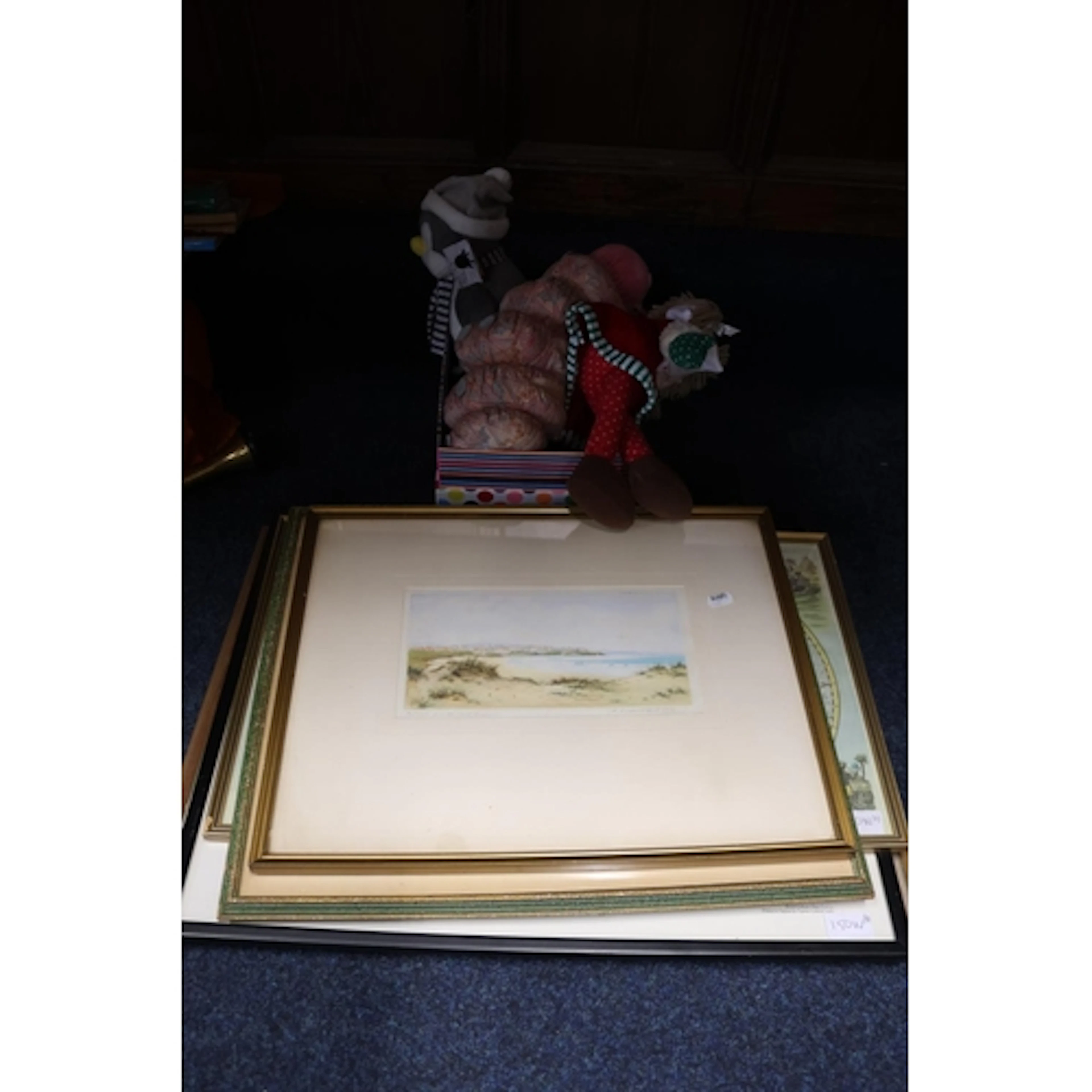Two ROBERT CRESSWELL BOAK ARCA coloured etchings 'Portrush f...