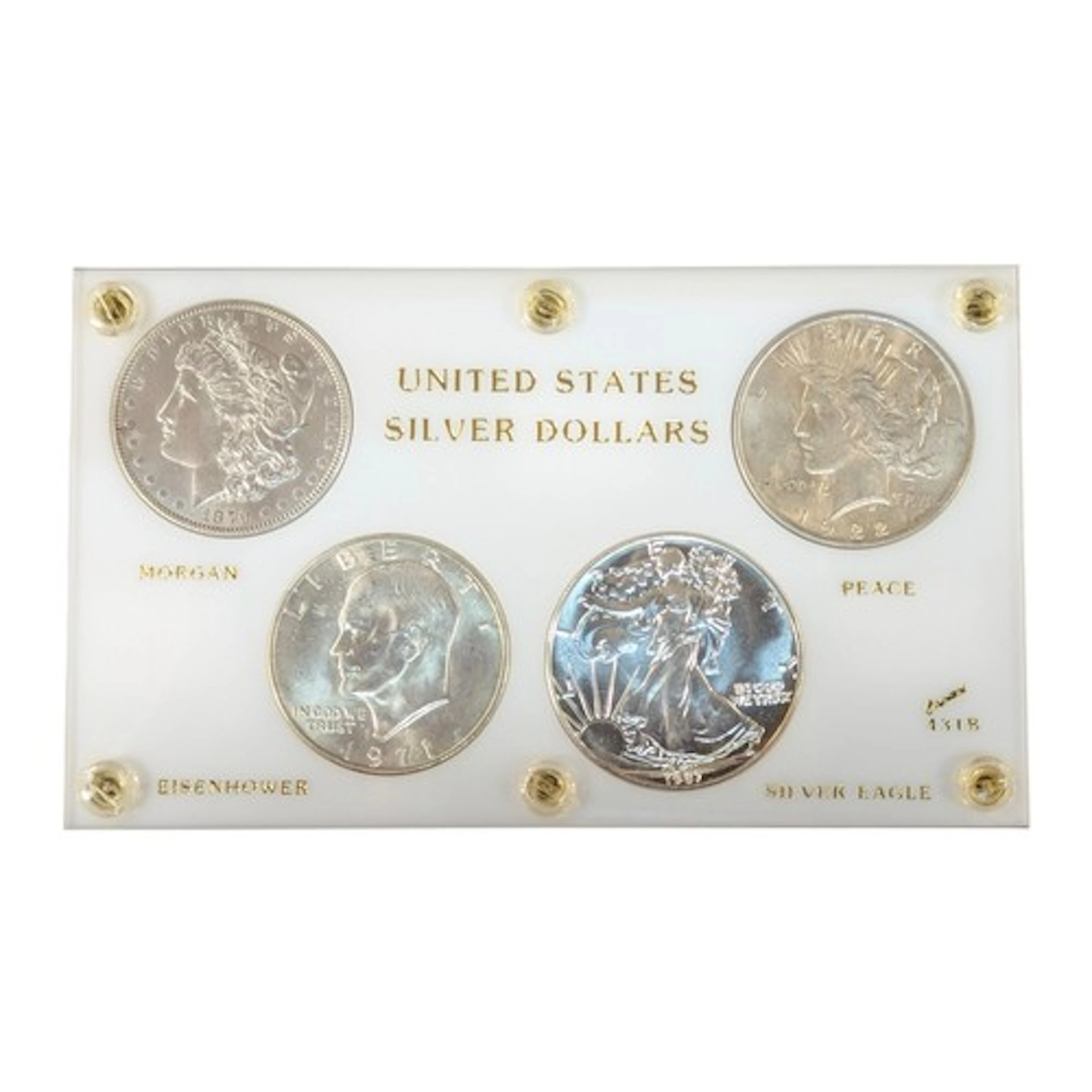 United States of America silver dollar set including an 1879...