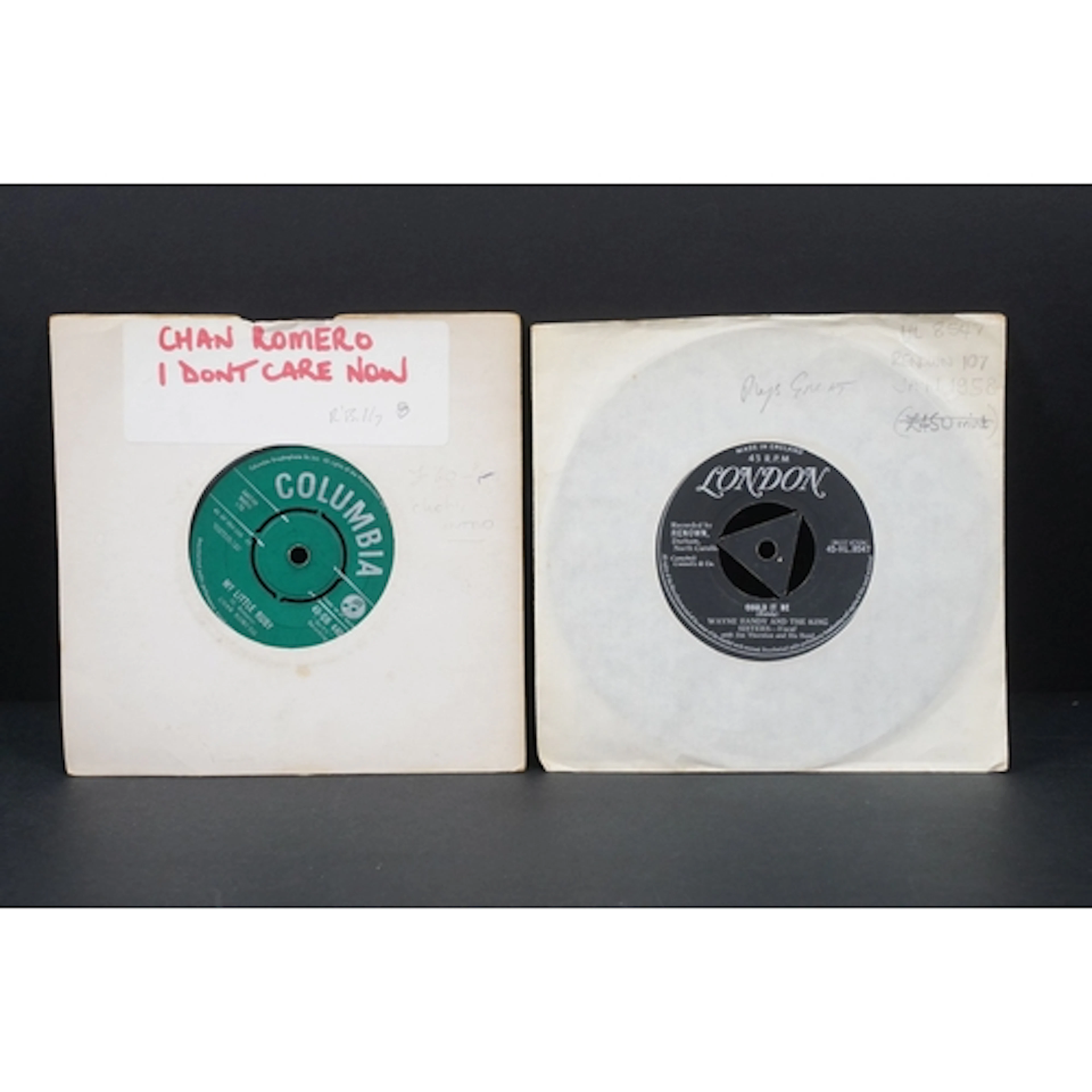 Vinyl - 2 Rockabilly / Rock ’N’ Roll UK rarities 7” singles ...