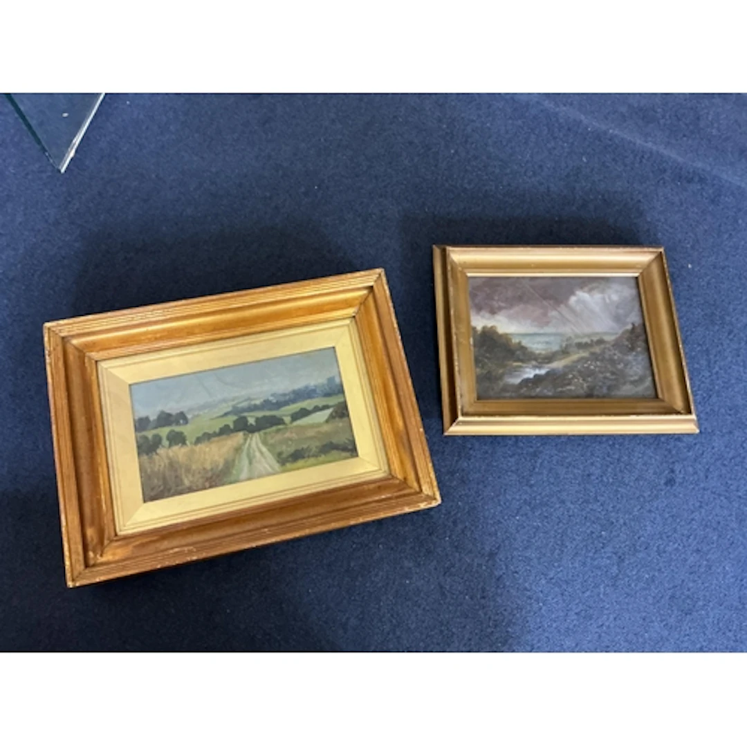 Arthur Lucas (19th. C), Landscape study, inscribed verso, oi...