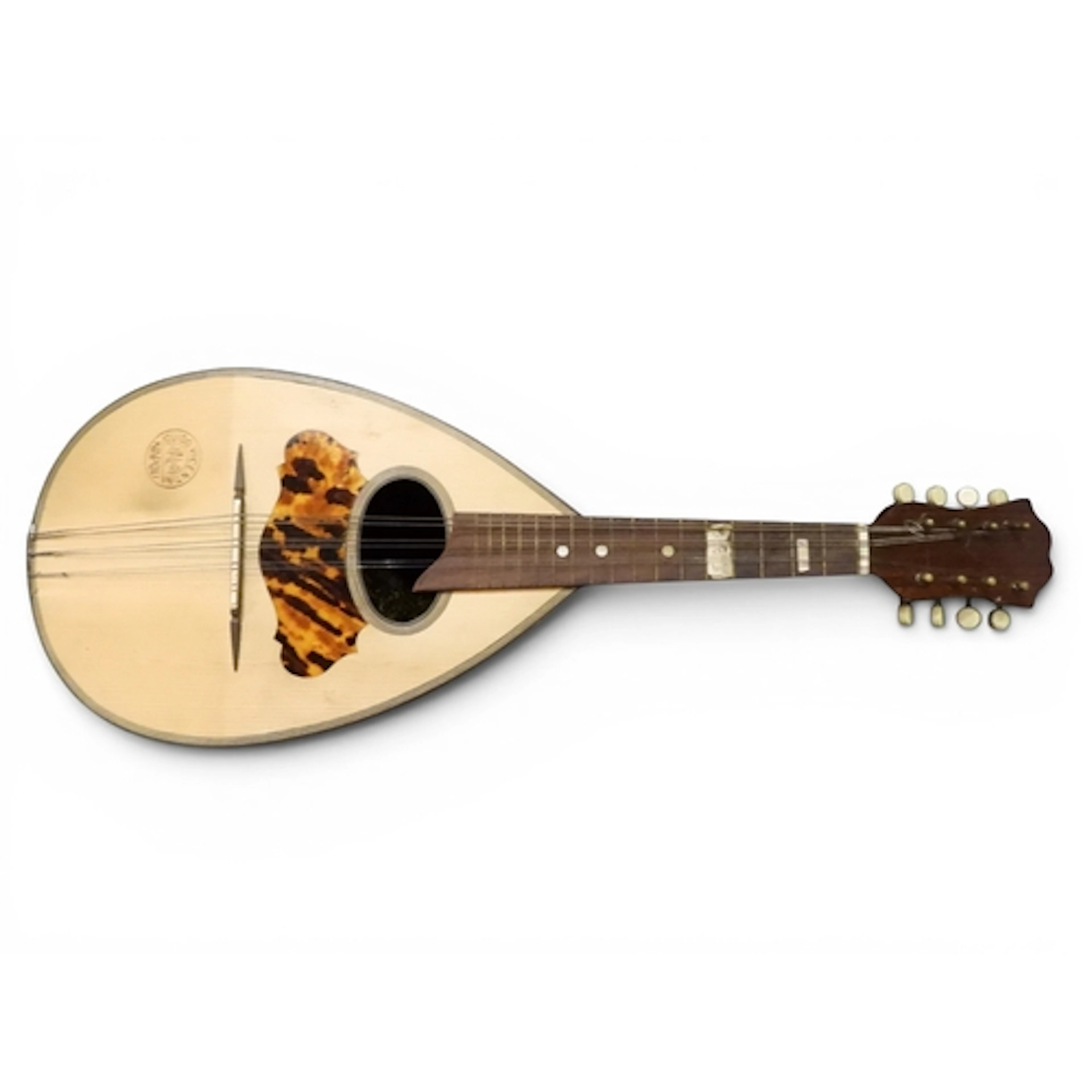 Mandolin - A vintage Guido Vicentini Neapolitan Mandolin. To...