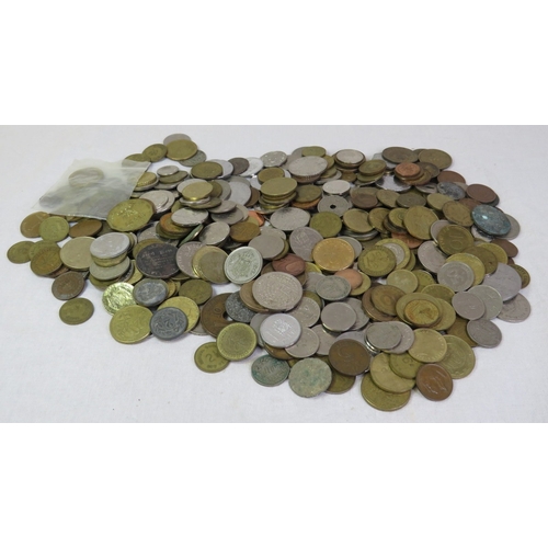 Coins of the World, brass, nickel, some tokens
