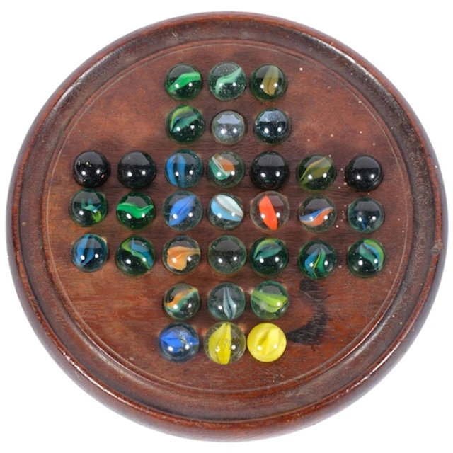A Vintage solitaire set