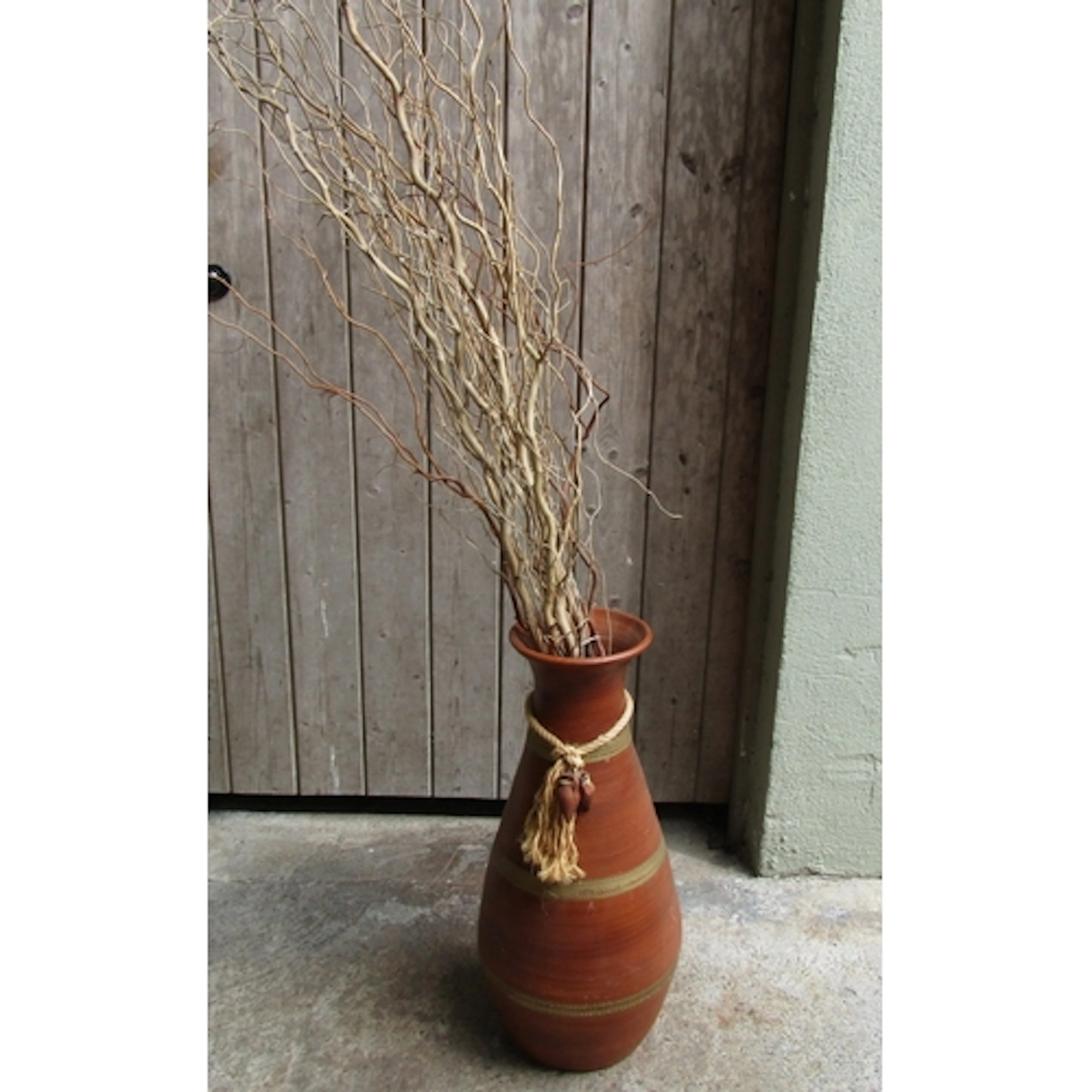 Vintage Fire Earthenware Pot with Branches