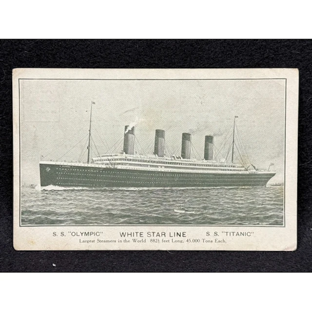 R.M.S. Titanic: R.M.S. Titanic: 1911 postcard, possibly Tic...