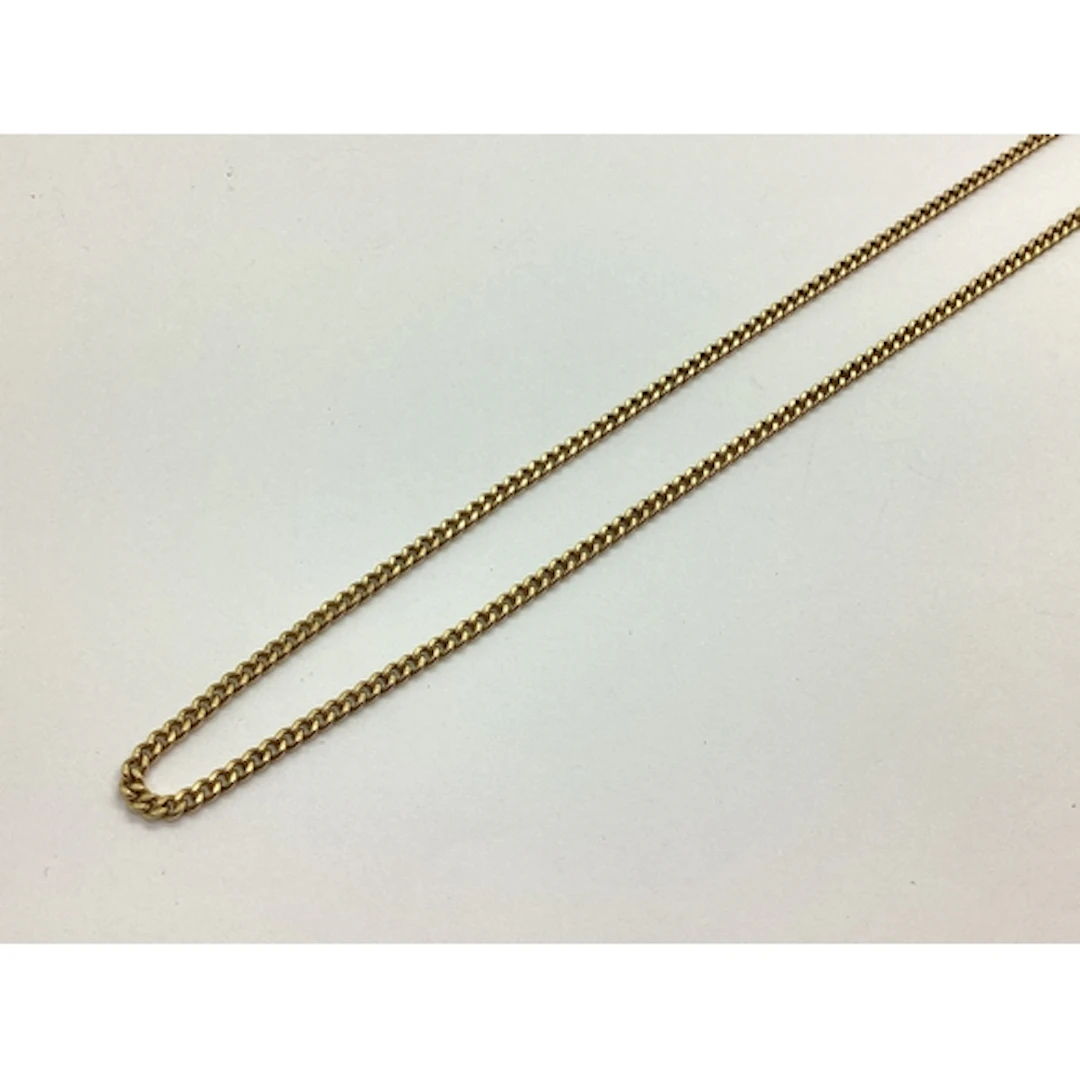 A 9ct Gold Curb Link Chain, overall length approximately 45c...