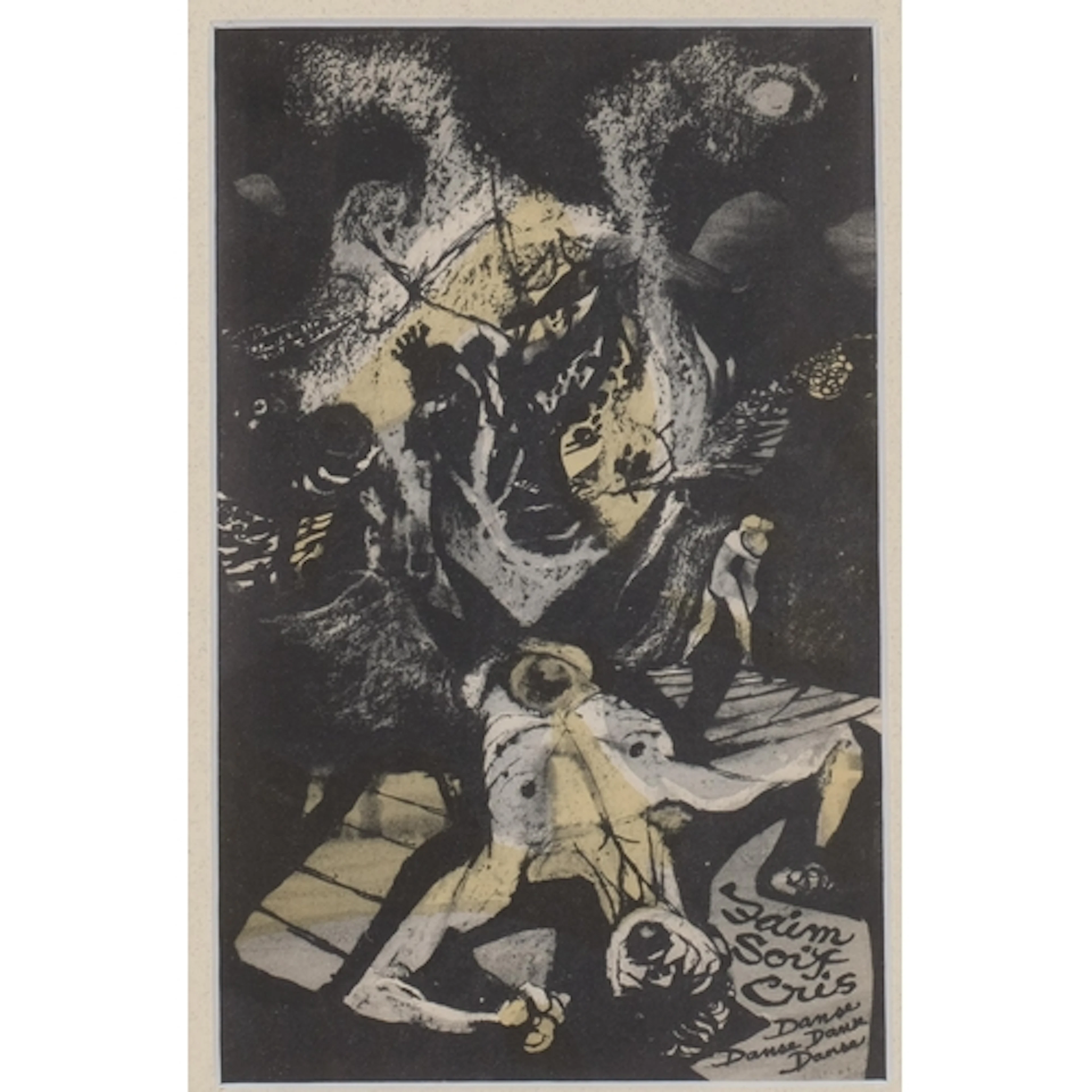 Keith Vaughan (1912-1977), original colour lithograph on wov...