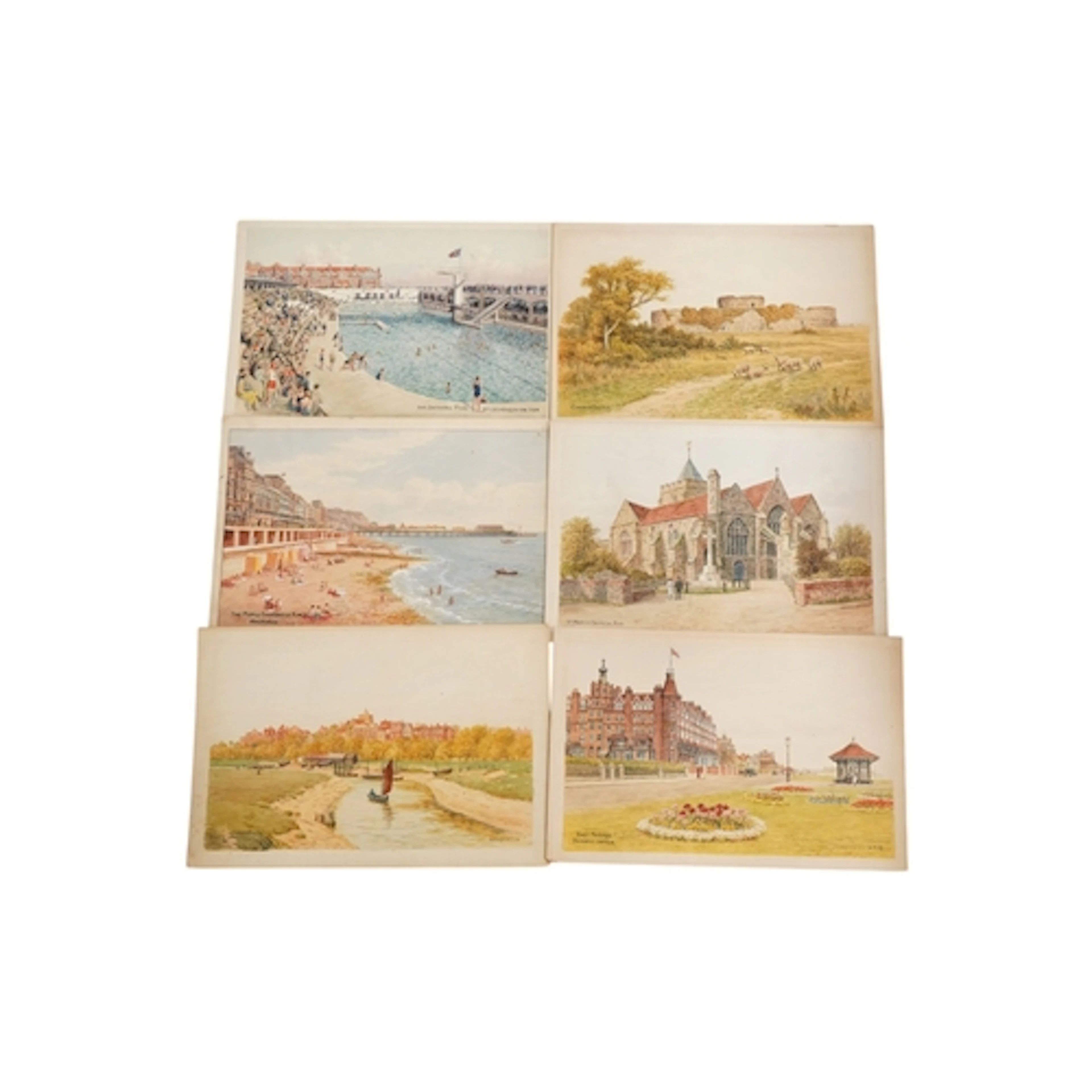 Works by Quinton, Howard and Affleck, a set of six original ...