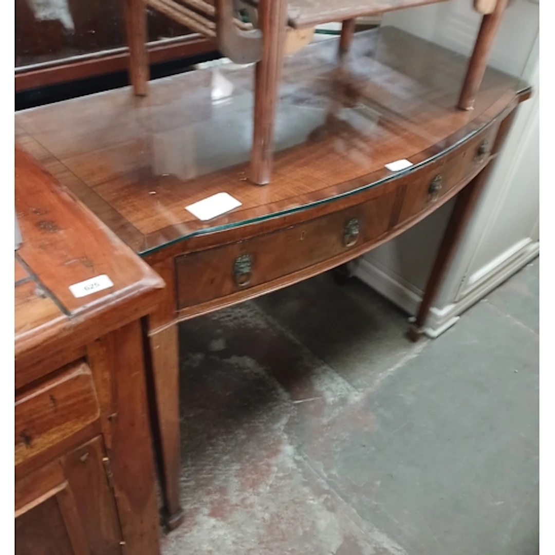 A reproduction canteen table.