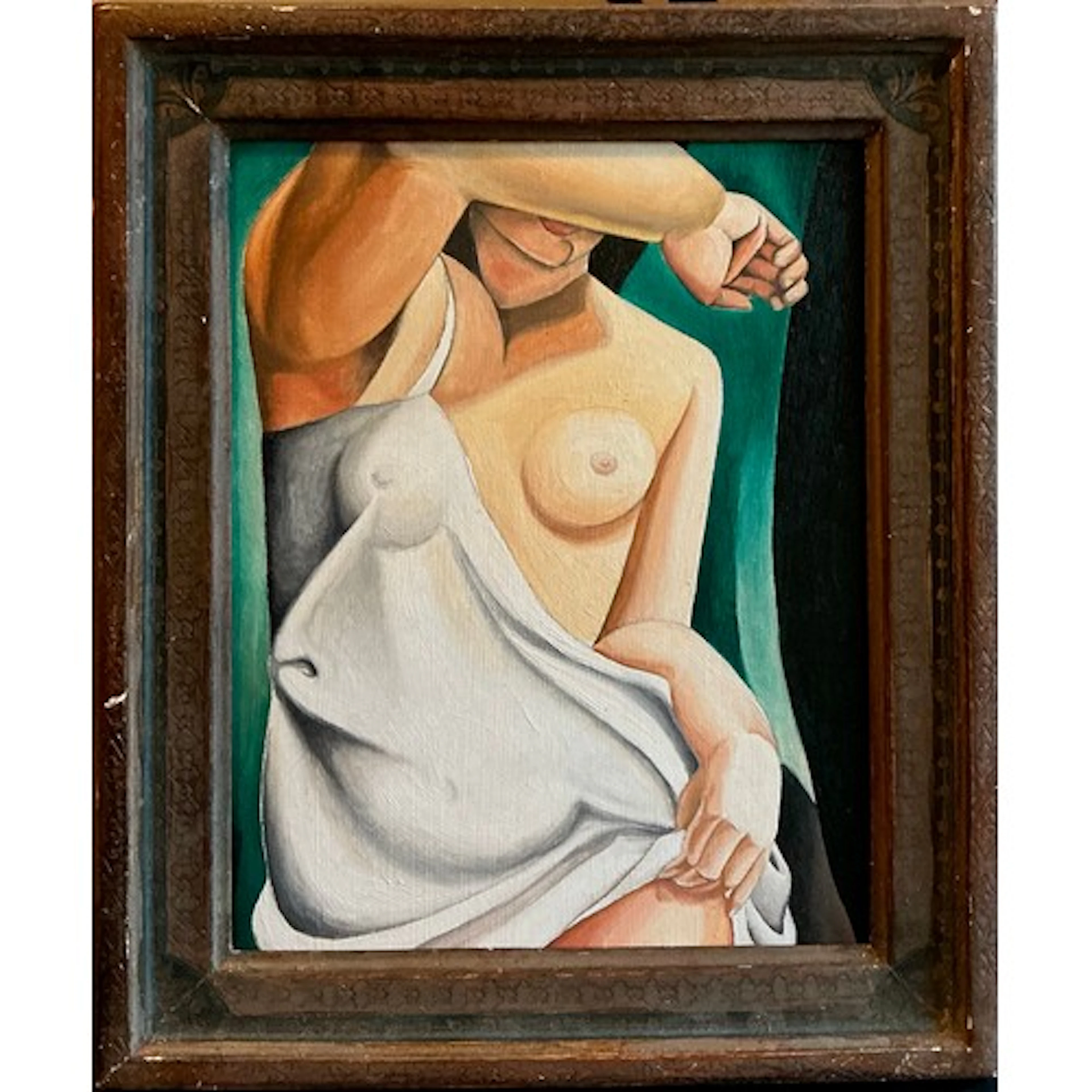 In the manner of Tamara de Lempicka An Art Deco Nude Model ...