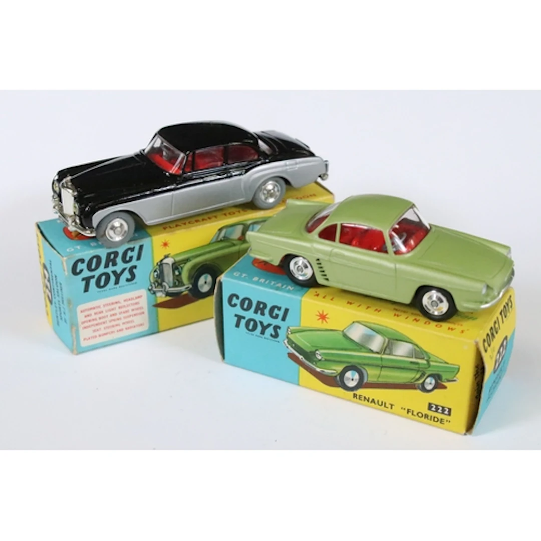Two boxed Corgi diecast models to include 222 Renault Florid...