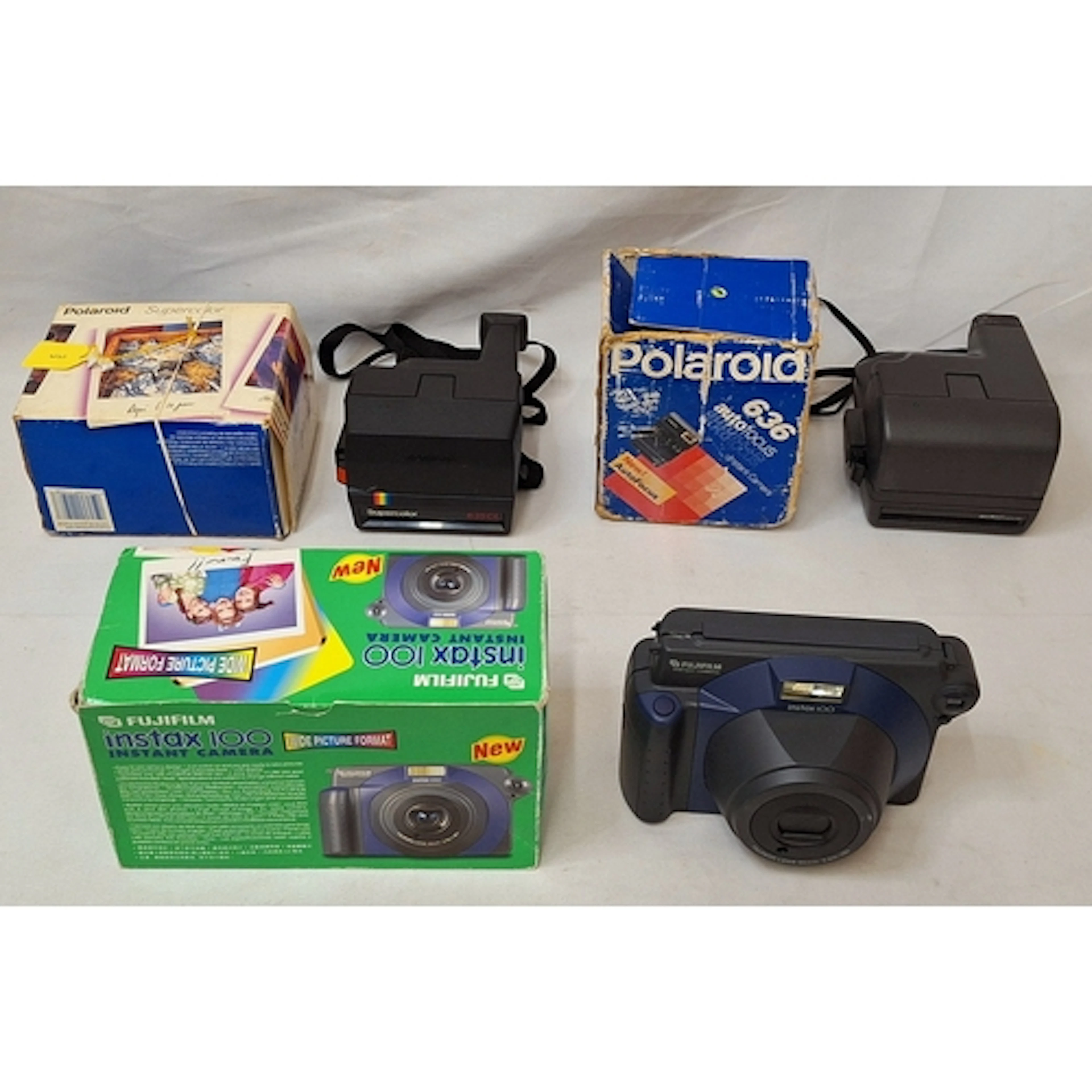 Instant Cameras incl. Fuji Instax 100, Y Picture Format, Pol...