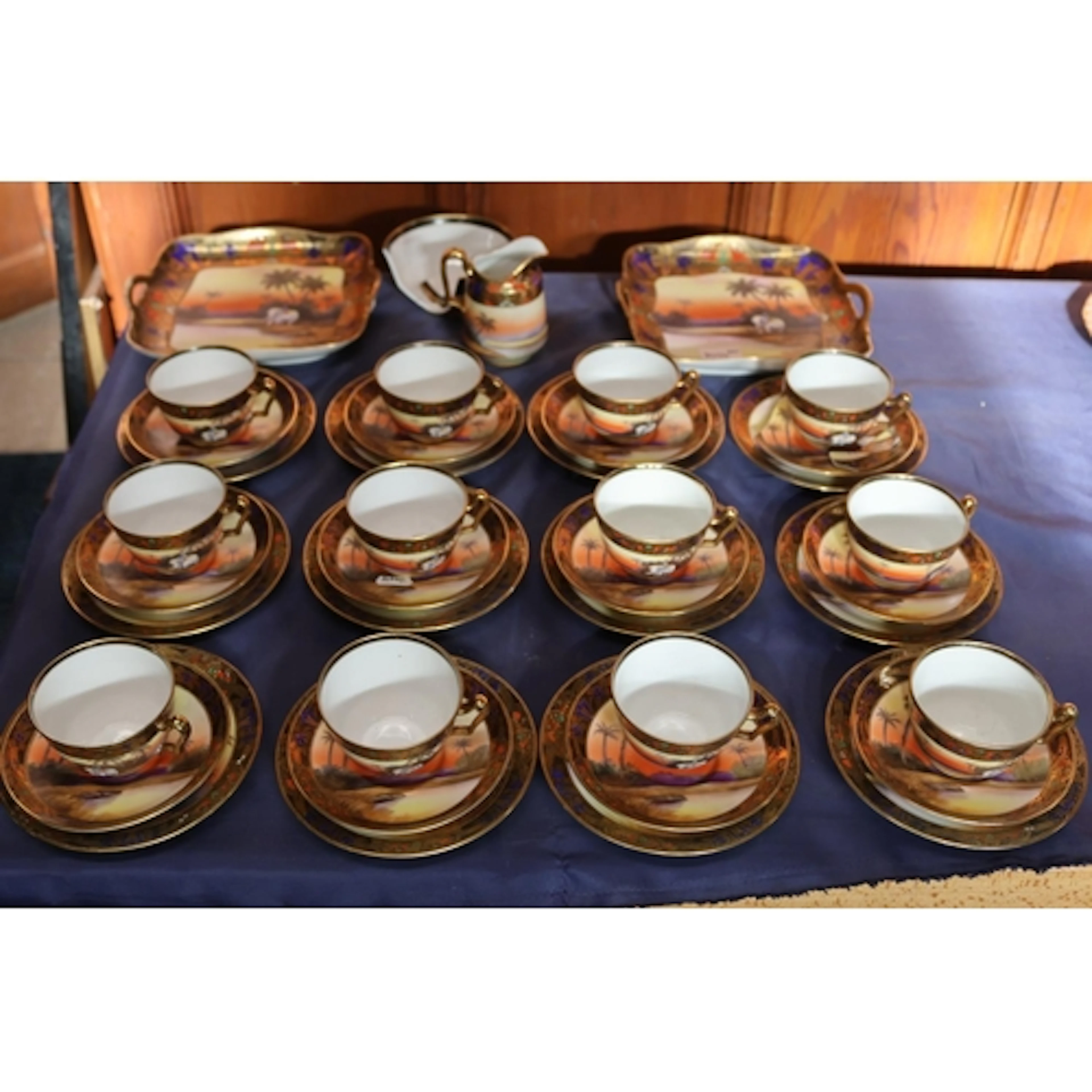 Noritake of Japan, a thirty-eight piece bone china tea set d...