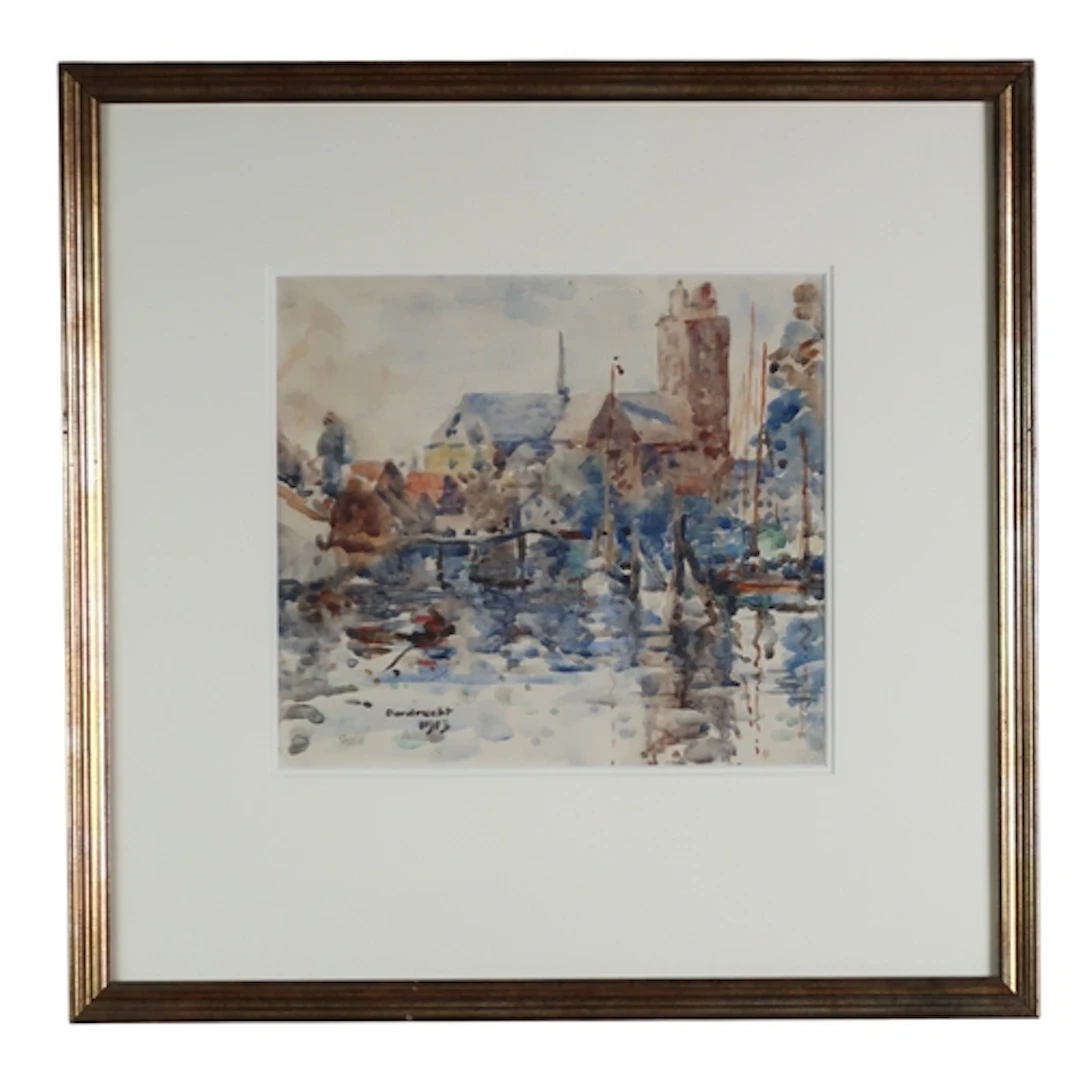 JOHN RANKINE BARCLAY (SCOTTISH 1884-1962) DORDRECHT Waterc...