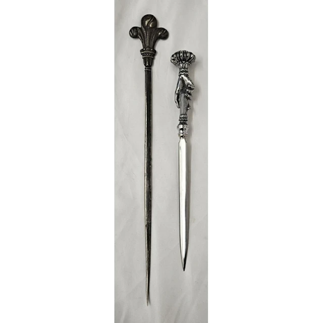 Decorative Meat Skewer with Prince of Wales Feather terminal...