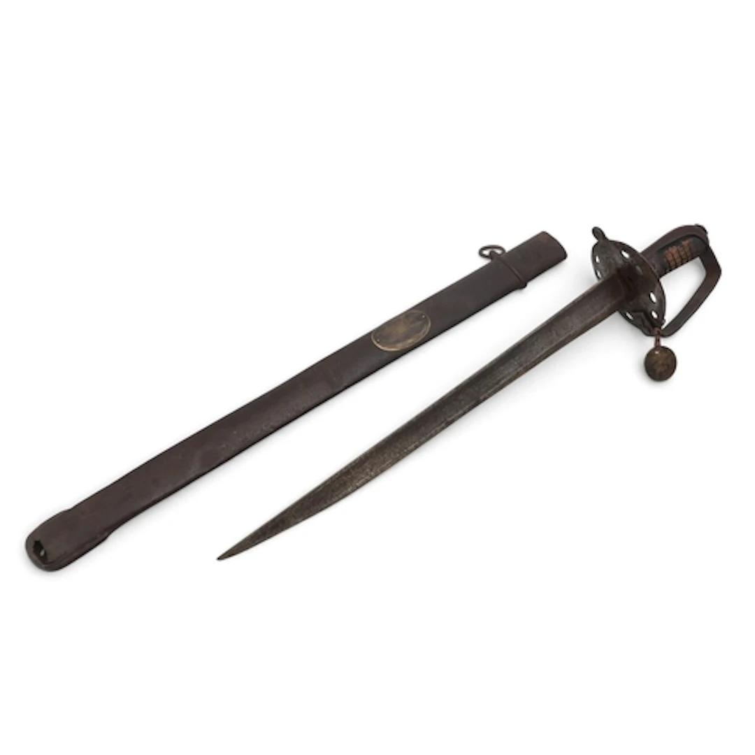 A PATTERN 1796 HEAVY CAVALRY TROOPER'S SWORD The cut-down st...