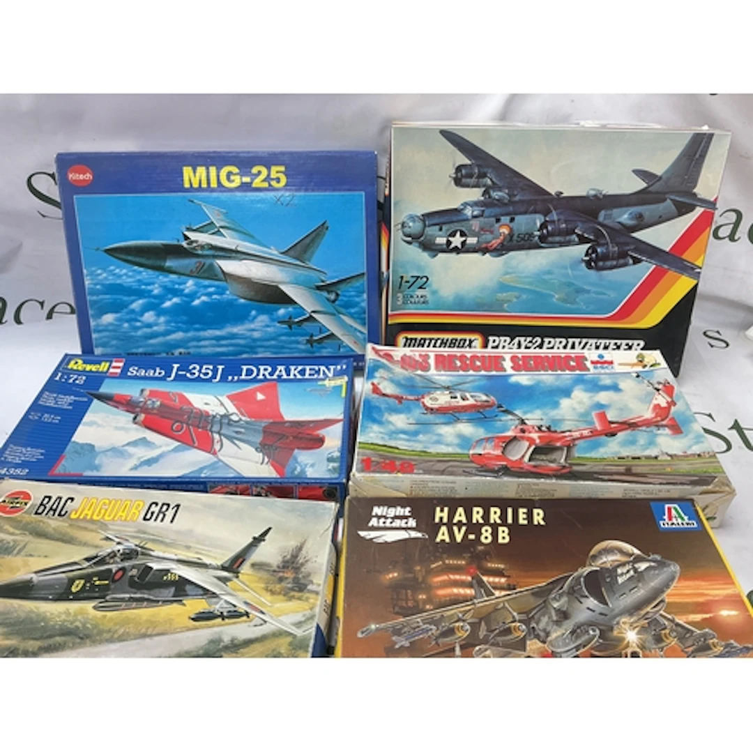 A Collection Of Boxed Plastic Model Kits including Esci, Ita...