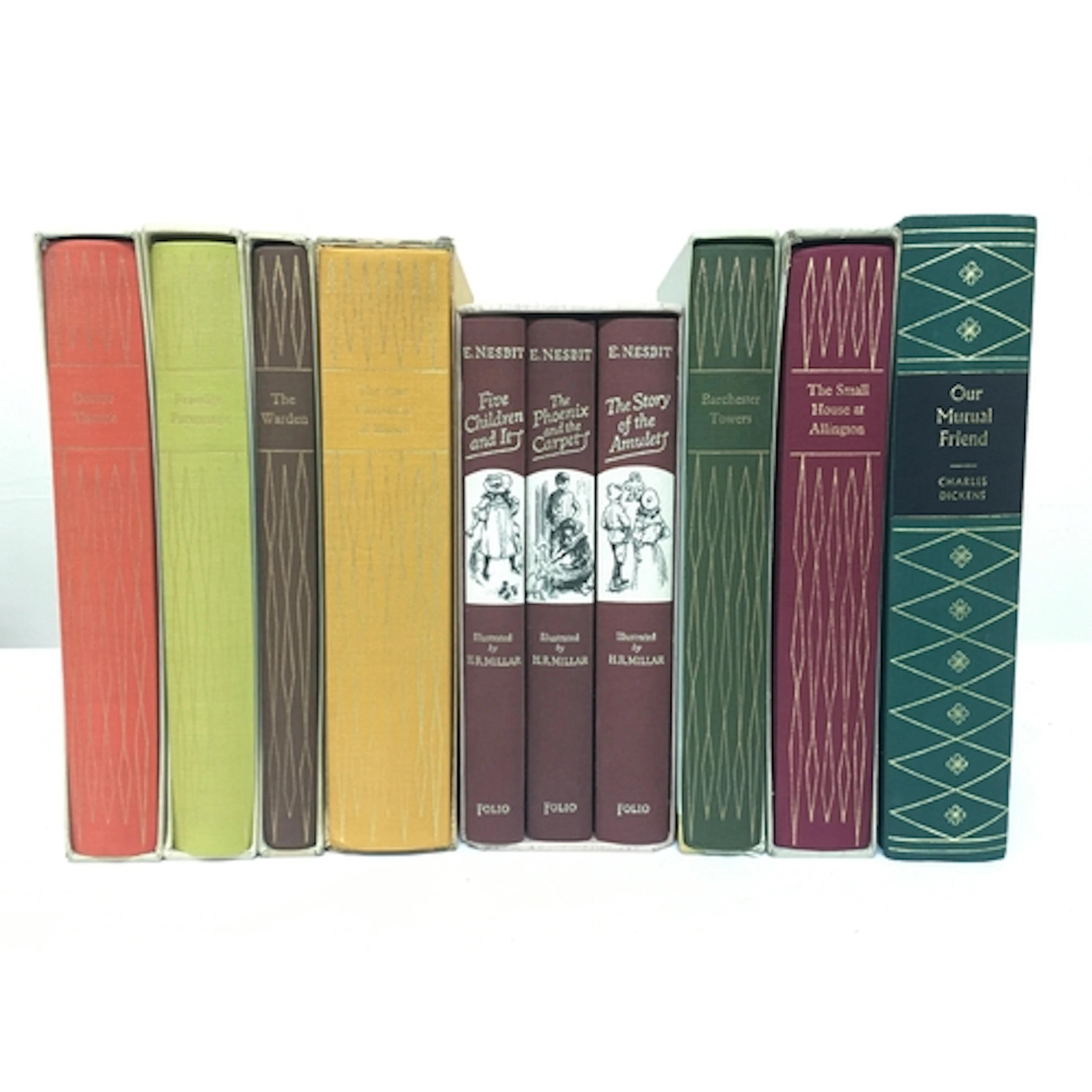 A collection of Folio Society books including Our Mutual Fri...