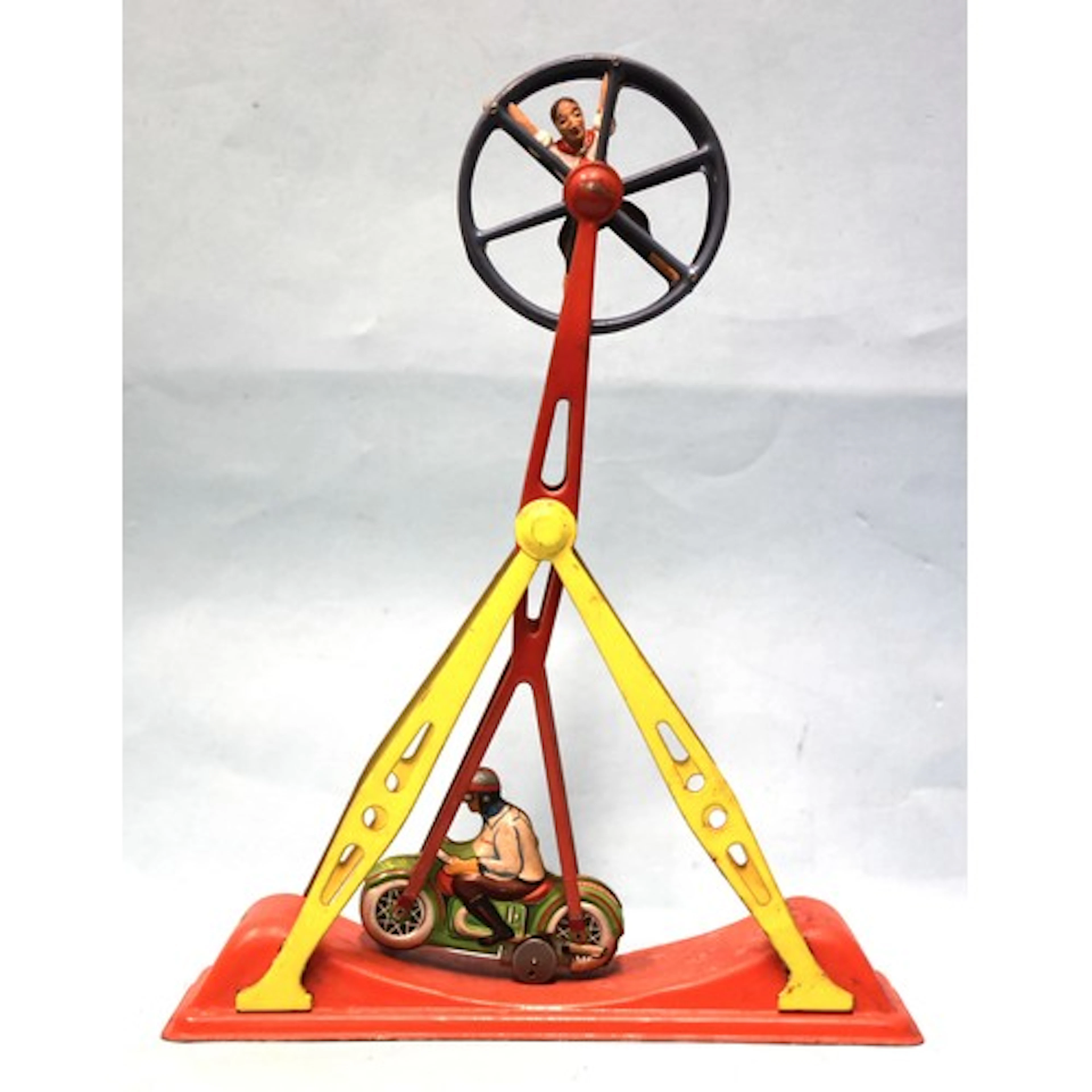 An Arnold Motorcycle Daredevil Acrobatic Stunt Toy no.930 an...
