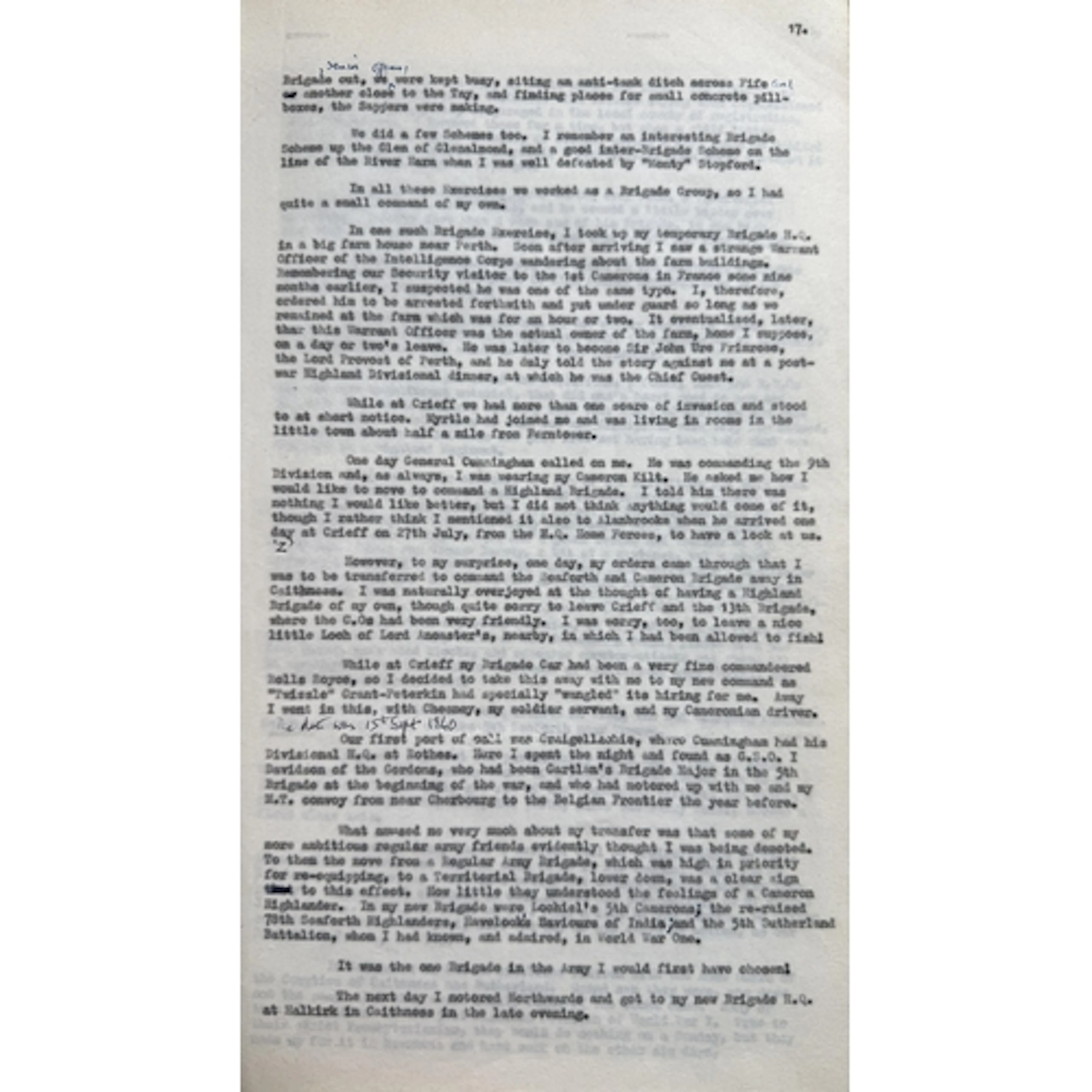 Major-General Douglas Wimberley – Scottish Soldier, Volume I...