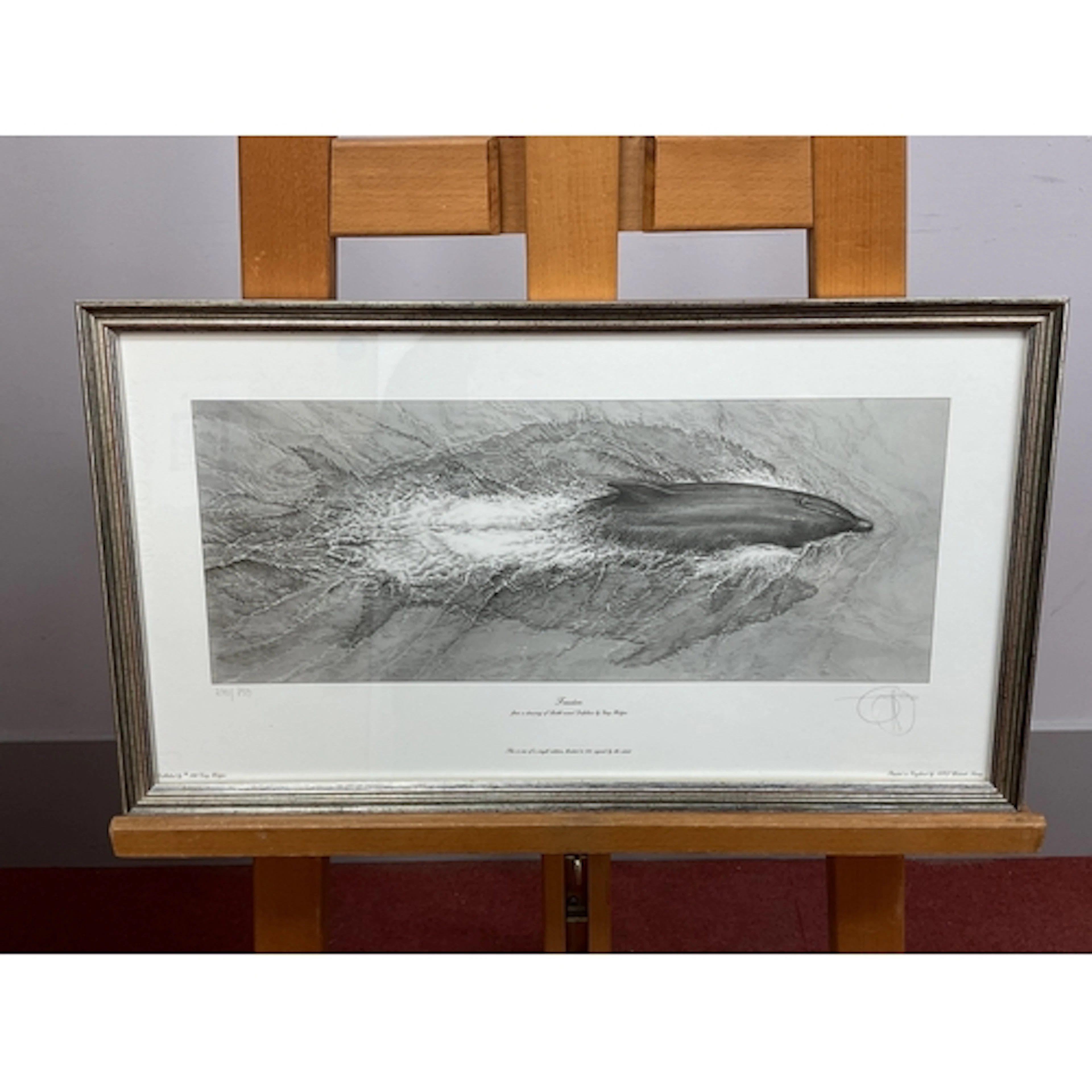 AFTER GARY HODGES (b.1954) *ARR 'Freedom' - A swimming dolph...