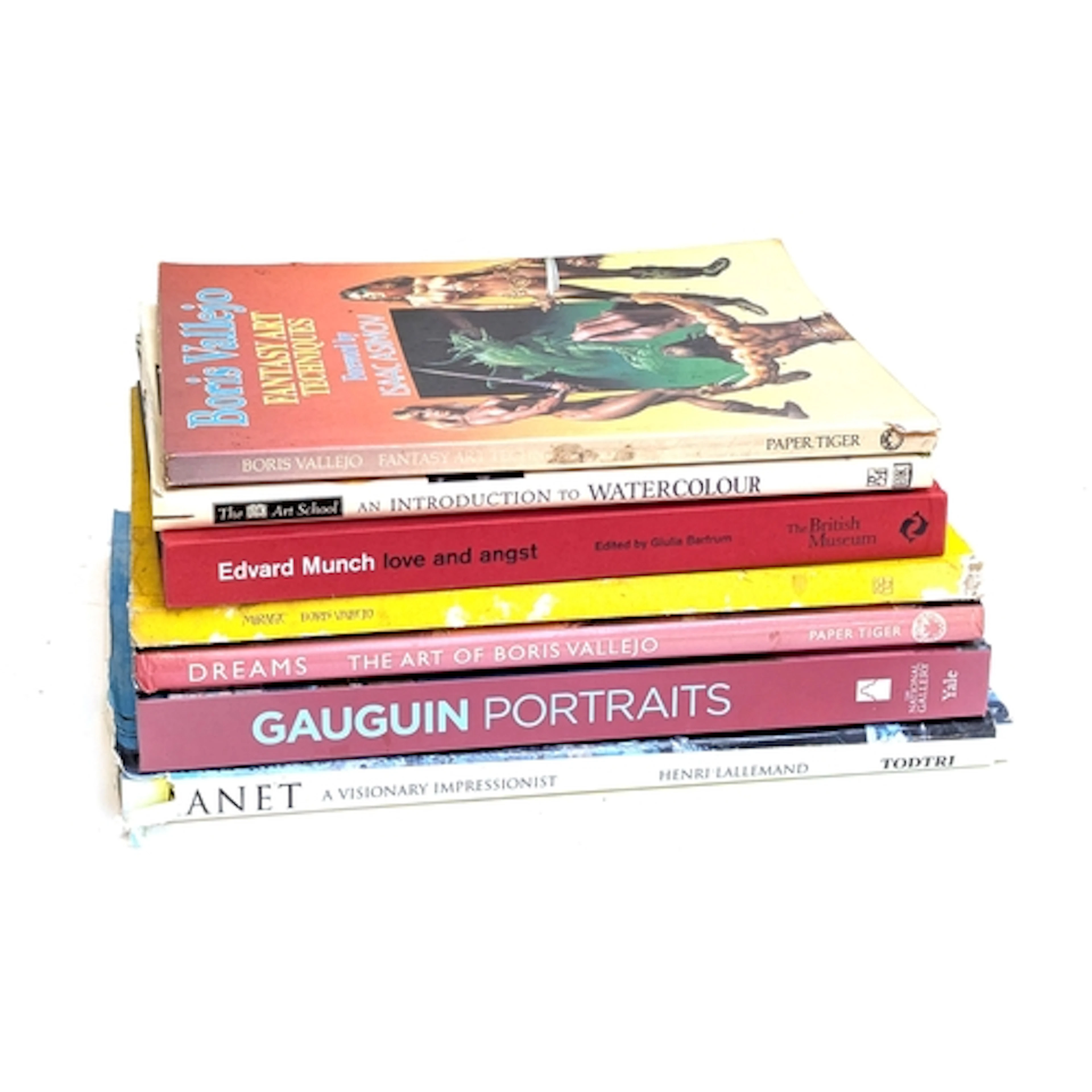 A group of mainly art interest books to include Gauguin, Edv...