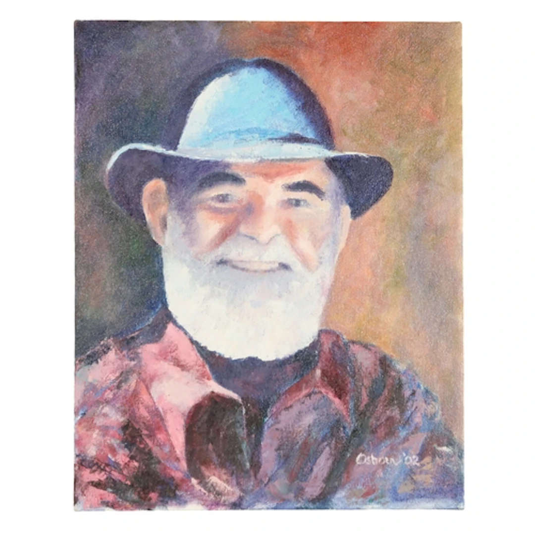 *OSBORN (CONTEMPORARY SCHOOL) PORTRAIT Oil on ca...