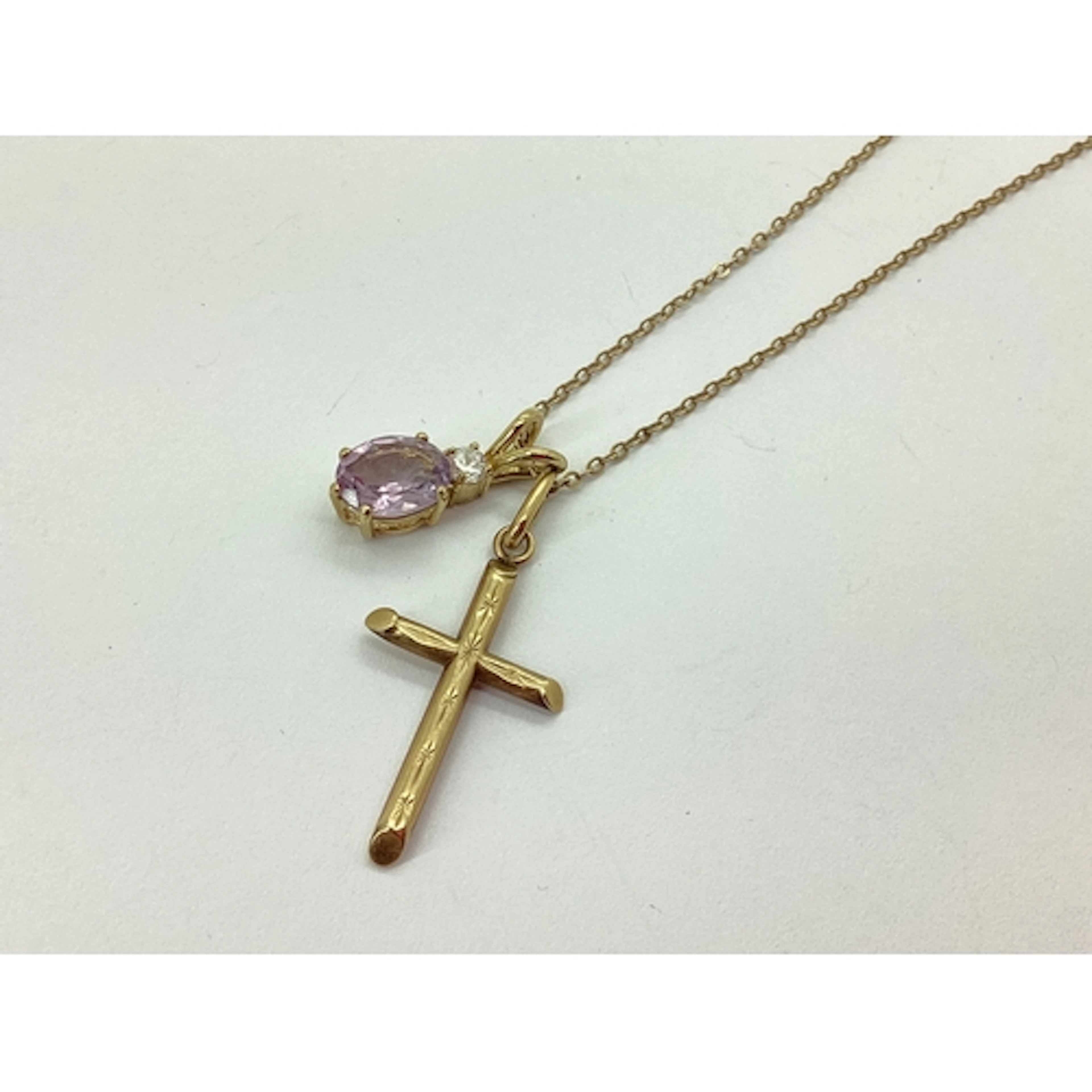 A 9ct Gold Fine Trace Link Chain, overall length approximate...