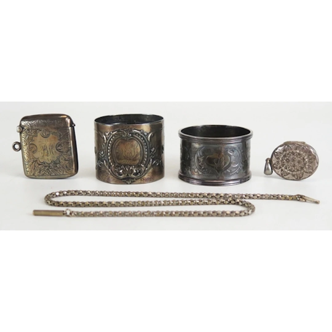 A mixed collection of silverwares various makers and dates, ...