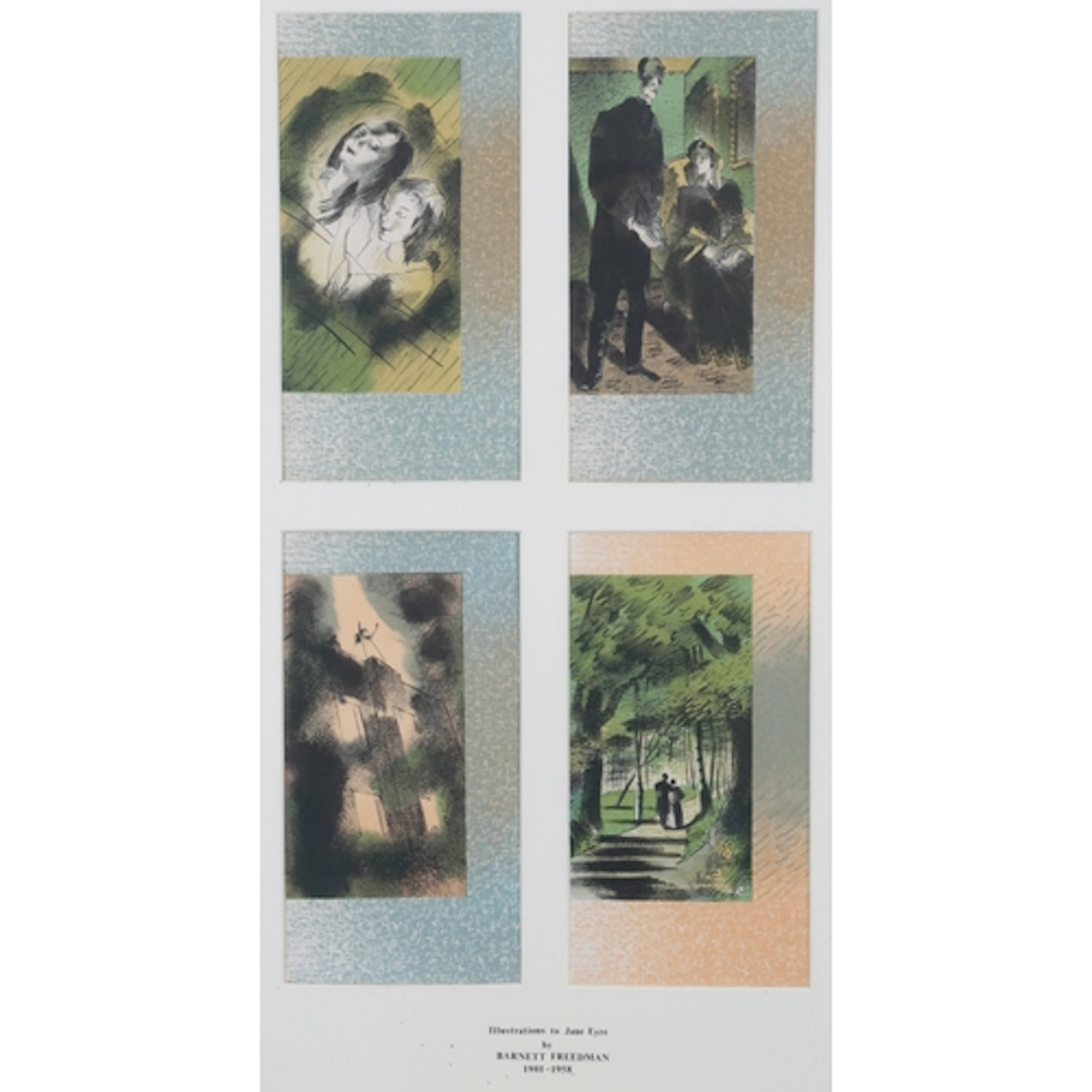 § Barnett Freedman (1901-1958) 'Illustrations for Jane Eyre...