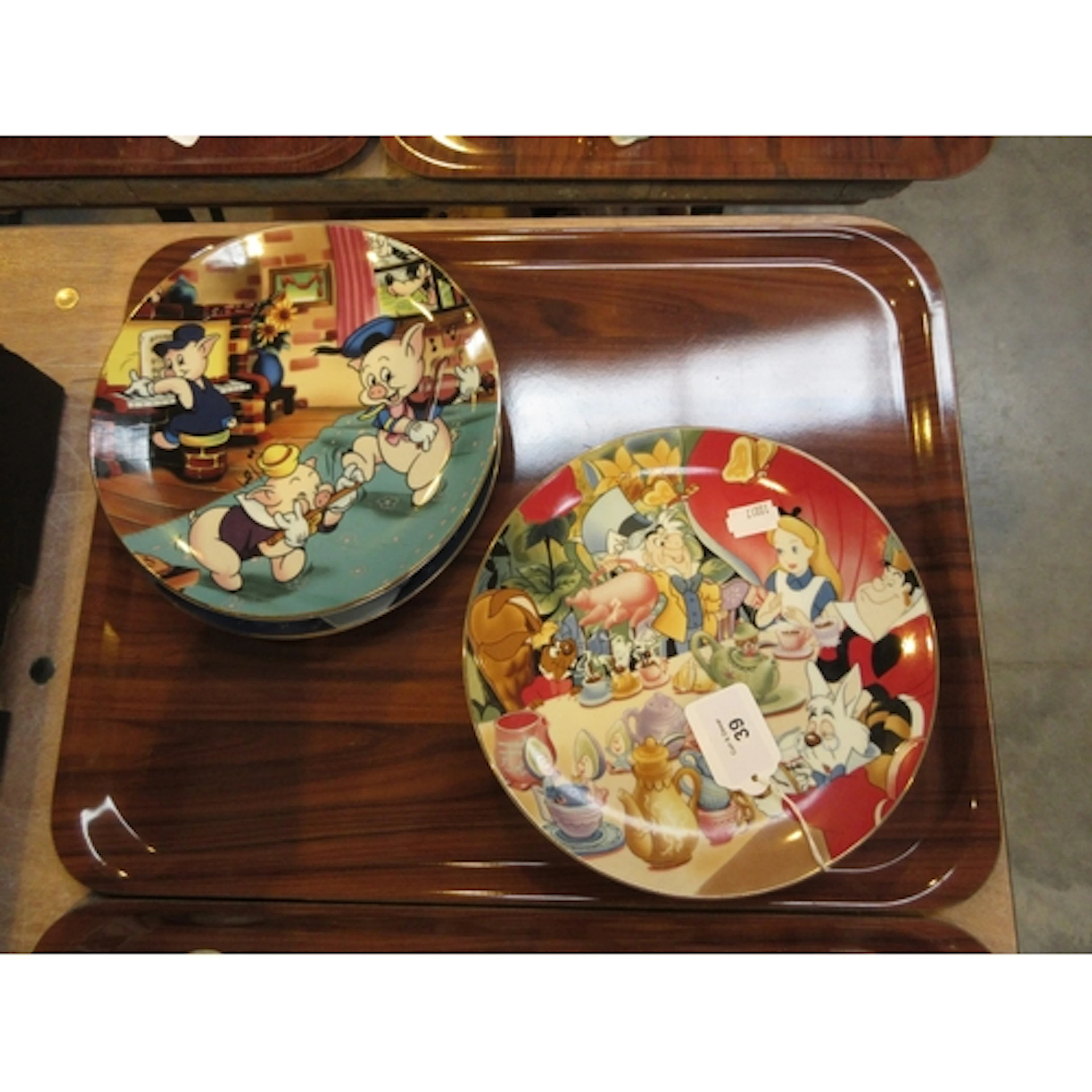Seven Cartoon Classics Plates