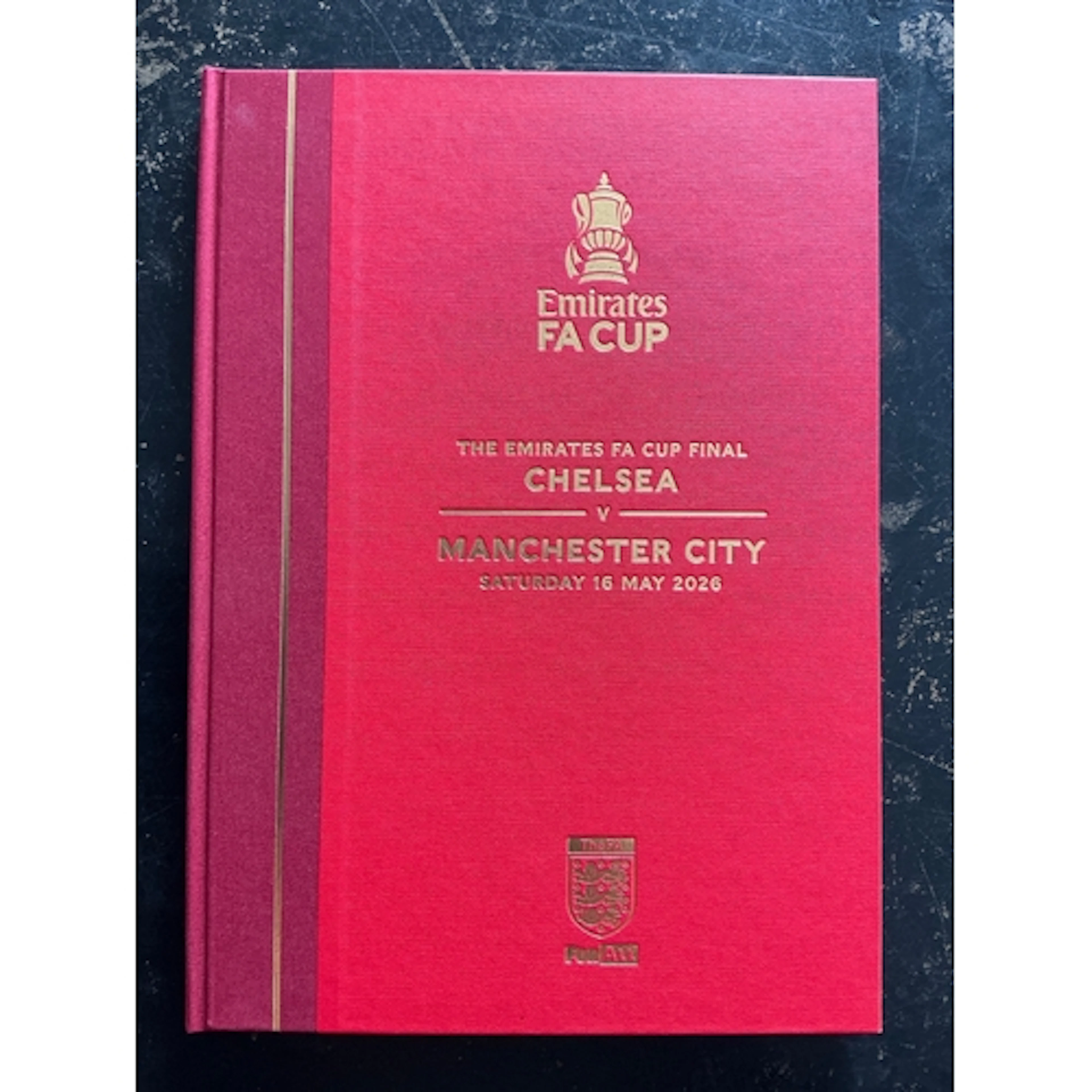 2026 Hardback FA Cup Final Football Programme: Manchester Ci...