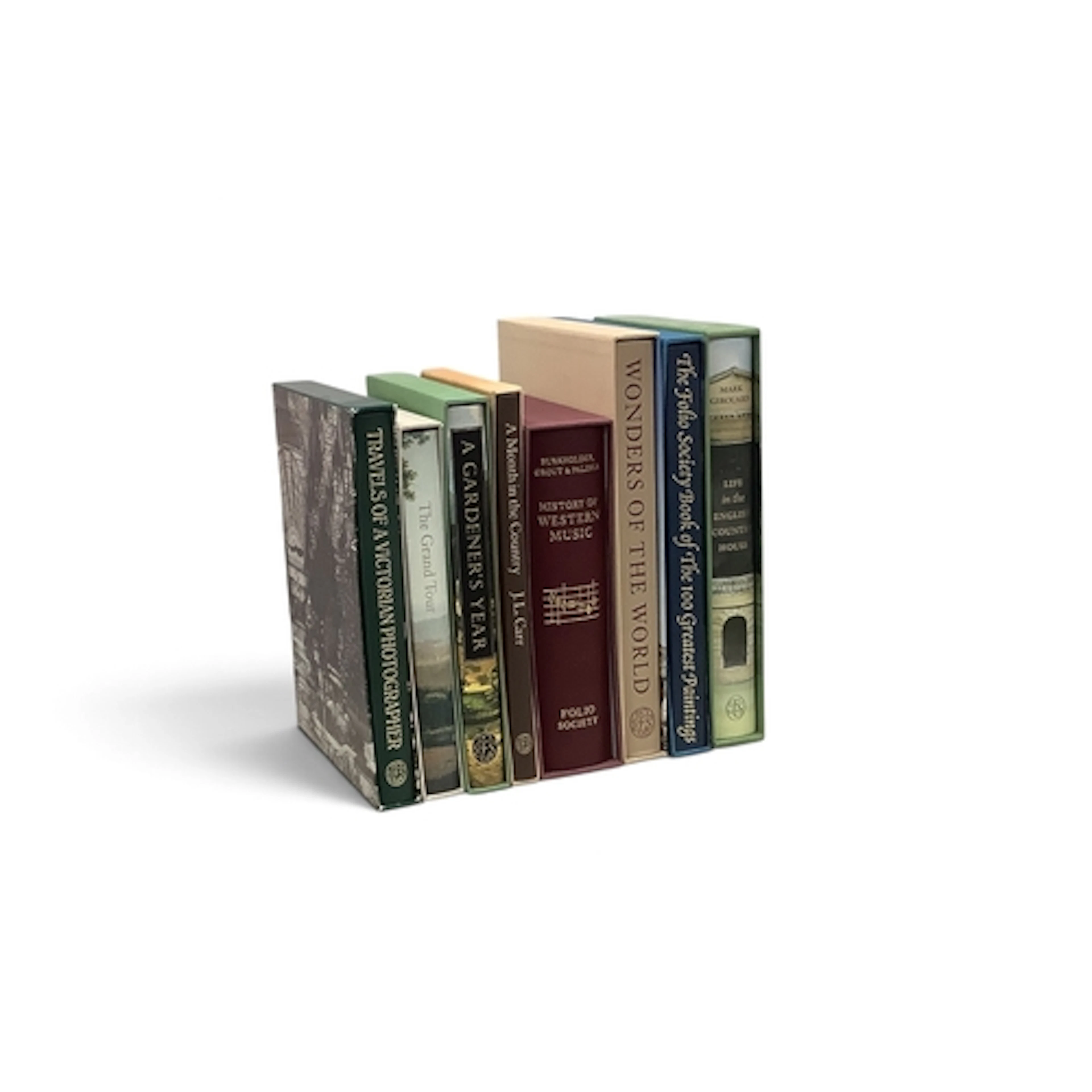 Folio Society - Eight Books - 'Book of the 100 Greatest Pain...