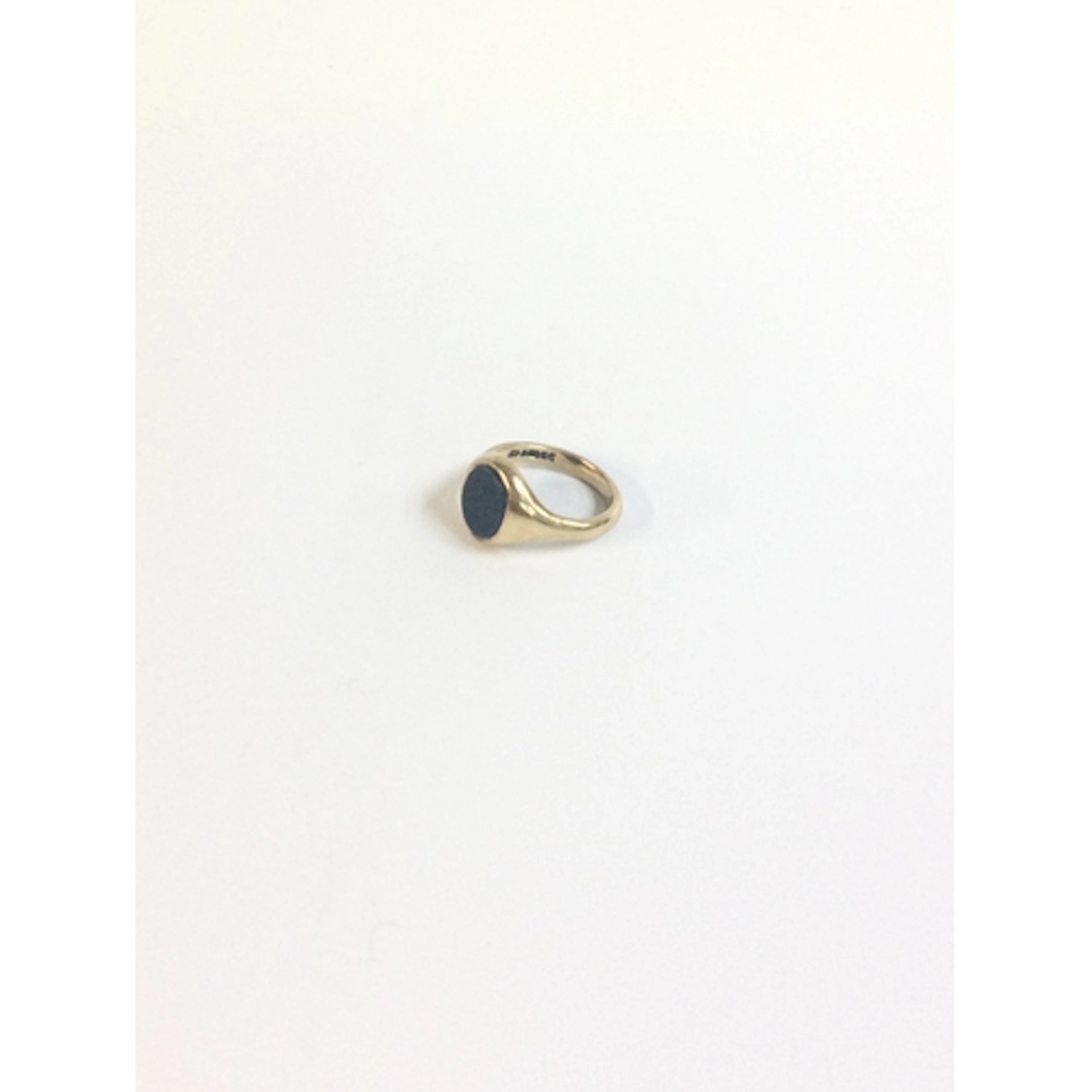 9ct bloodstone gents ring 4g R/S
