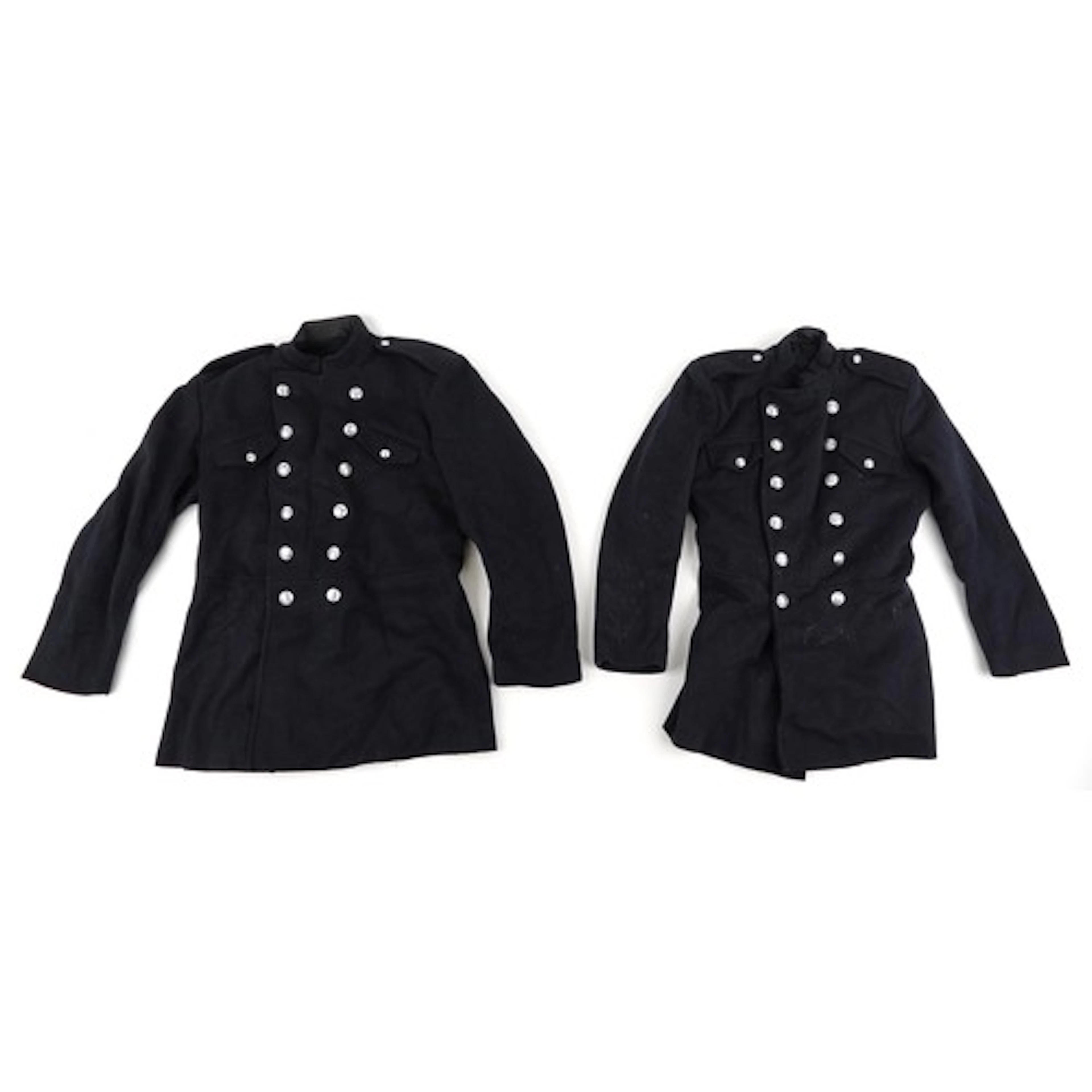 Two firemen's interest London Fire Brigade tunics, sizes 96R...