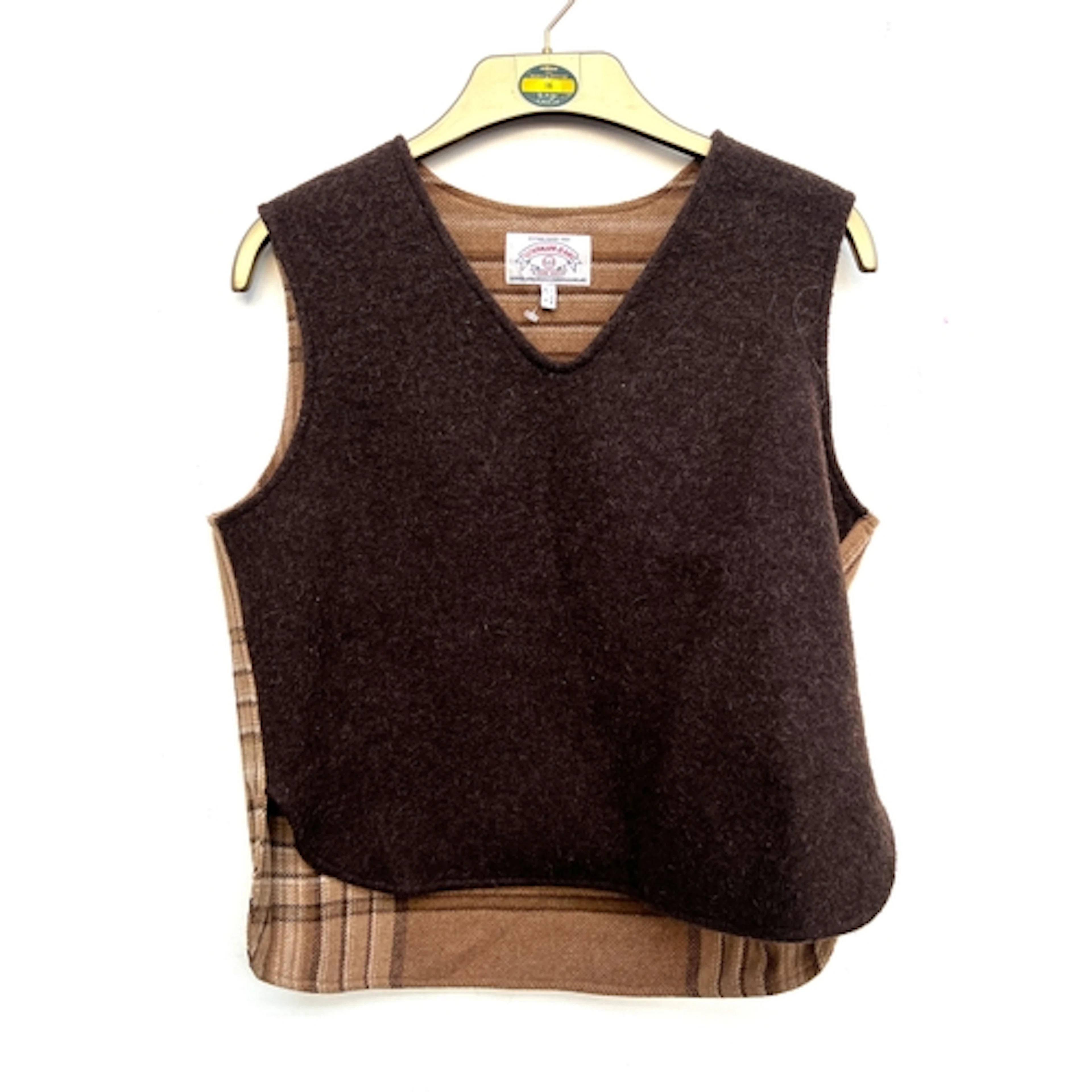 A vintage Armani Jeans wool blend tank top, size 42; togethe...