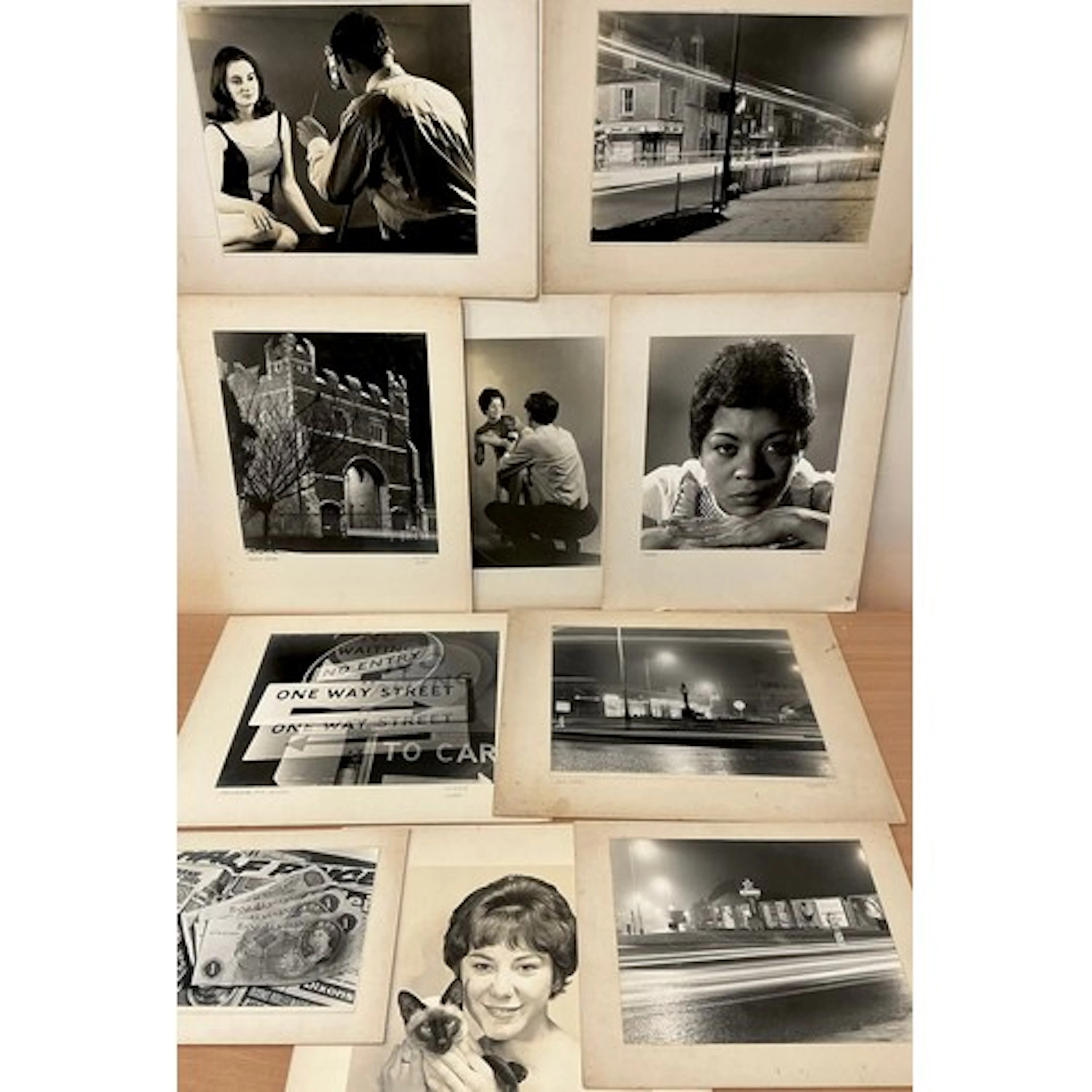 G. E. Adams A collection of black and white exhibition photo...