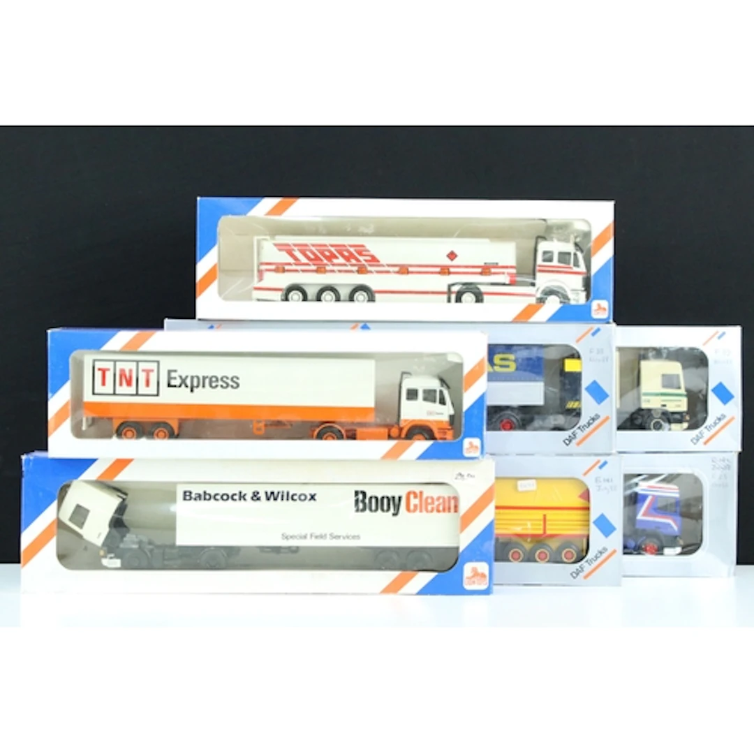 Seven boxed Lion Toys diecast haulage models to include 3 x ...