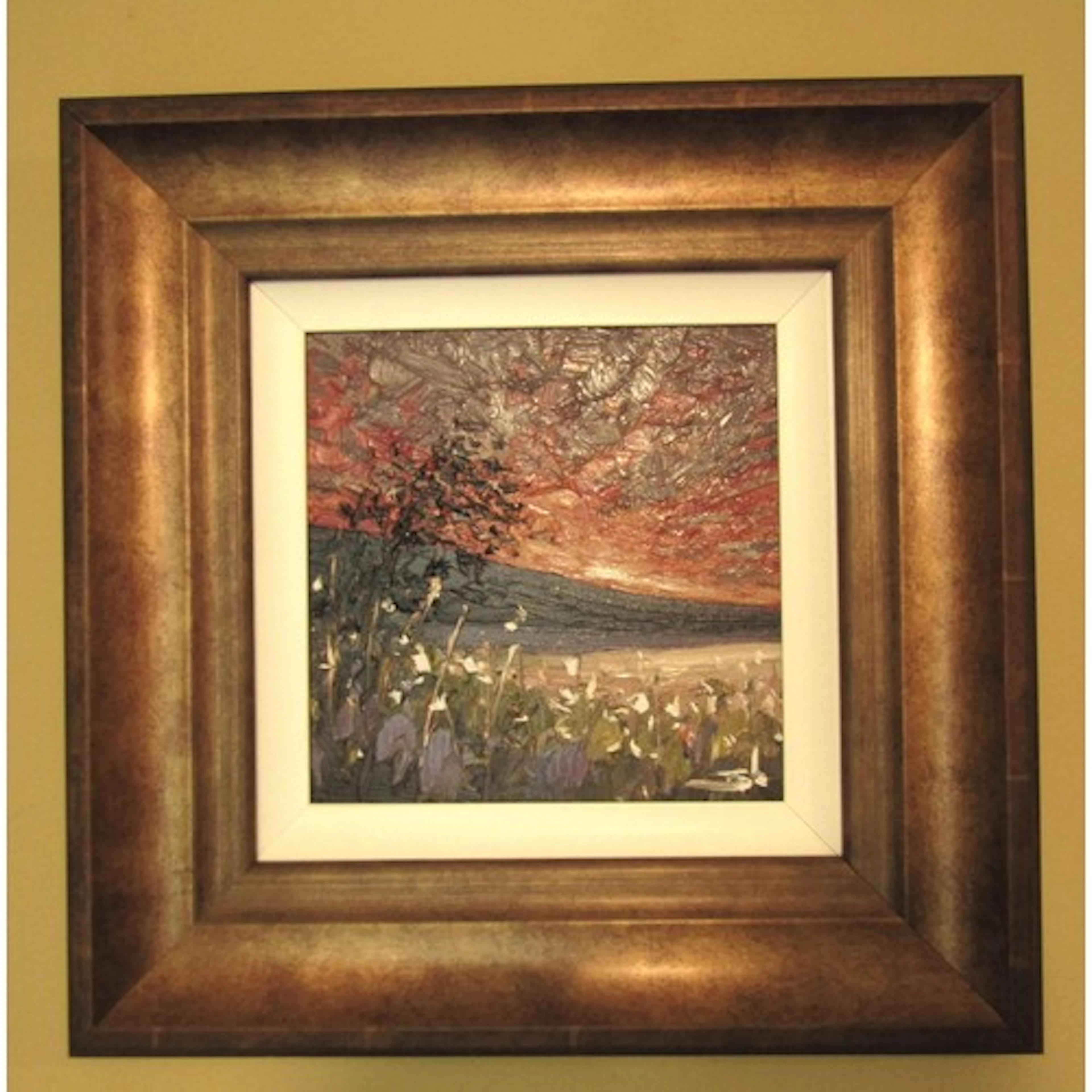 Vivial Mandelia Landscape Oil on Canvas Signed Approximately...