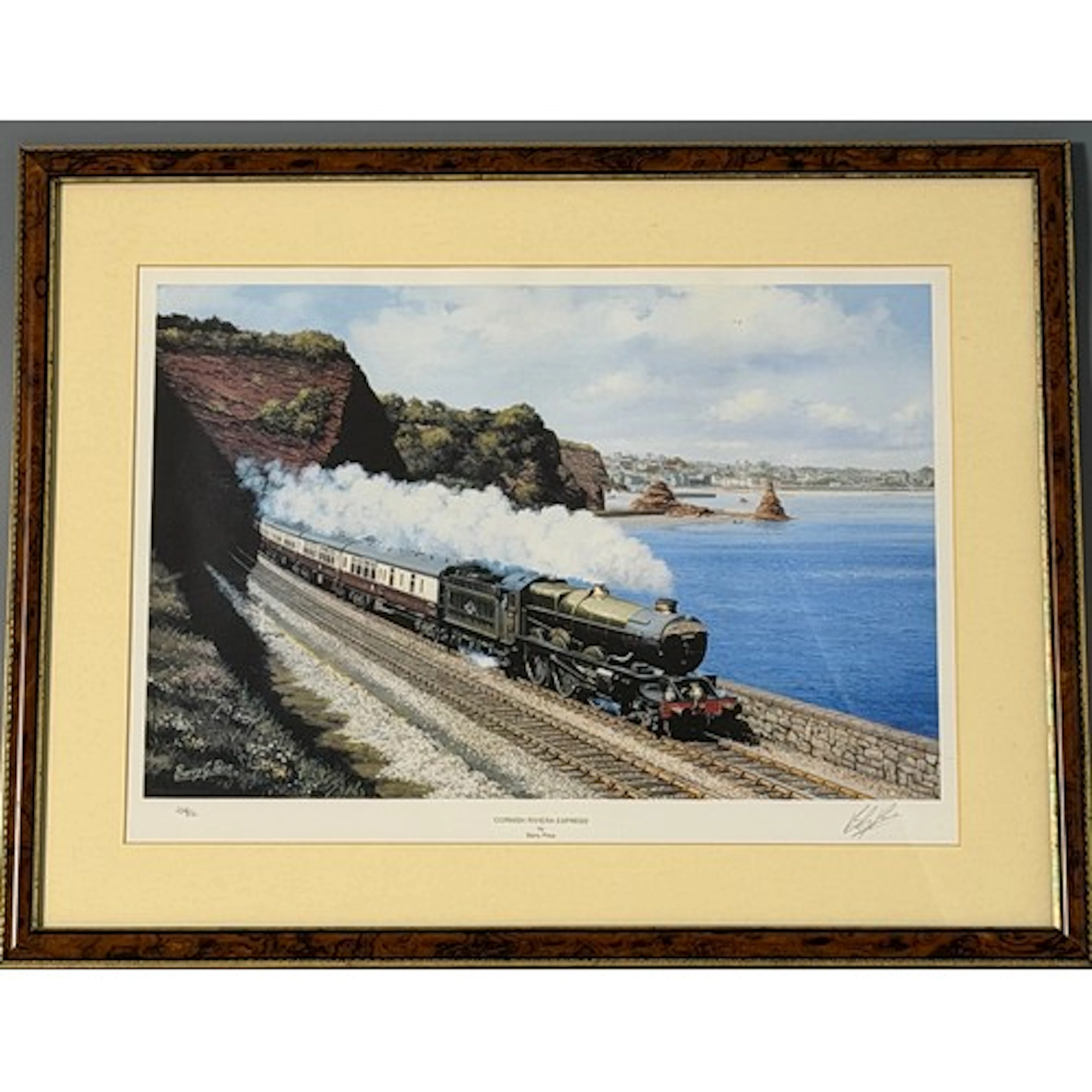 Railway: seven signed limited edition colour prints depictin...