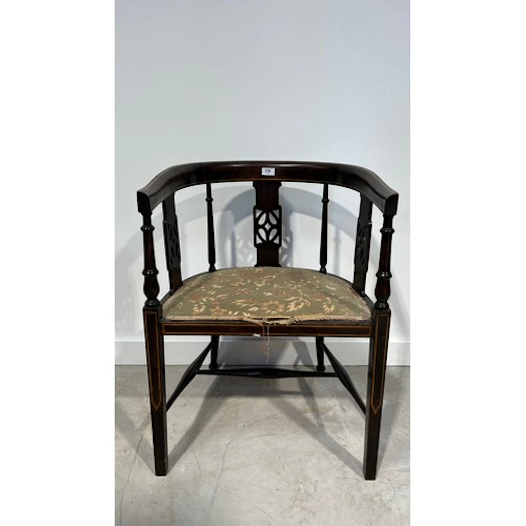 Mahogany tub chair