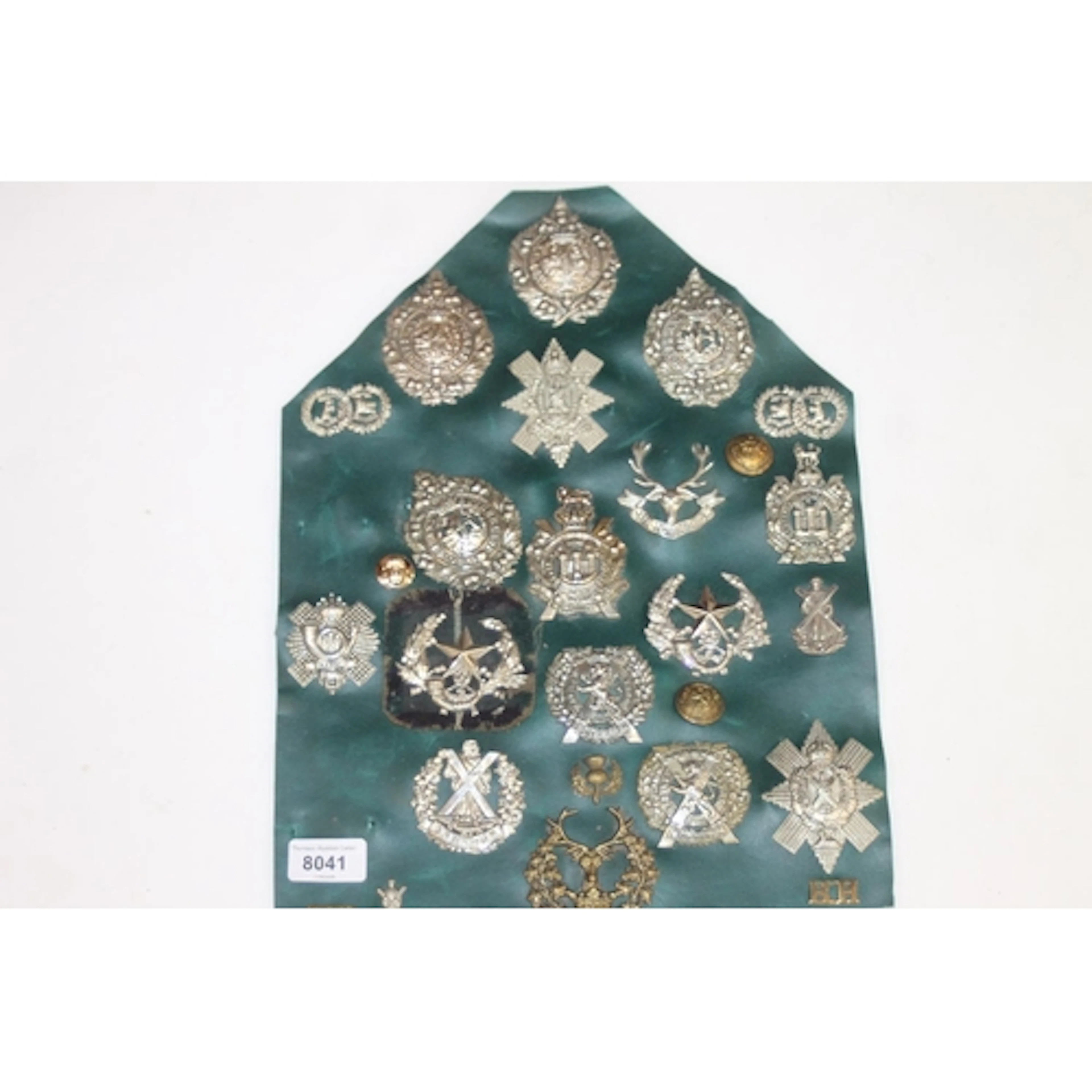 Collection of around 26 Scottish Regiments cap badges, butto...