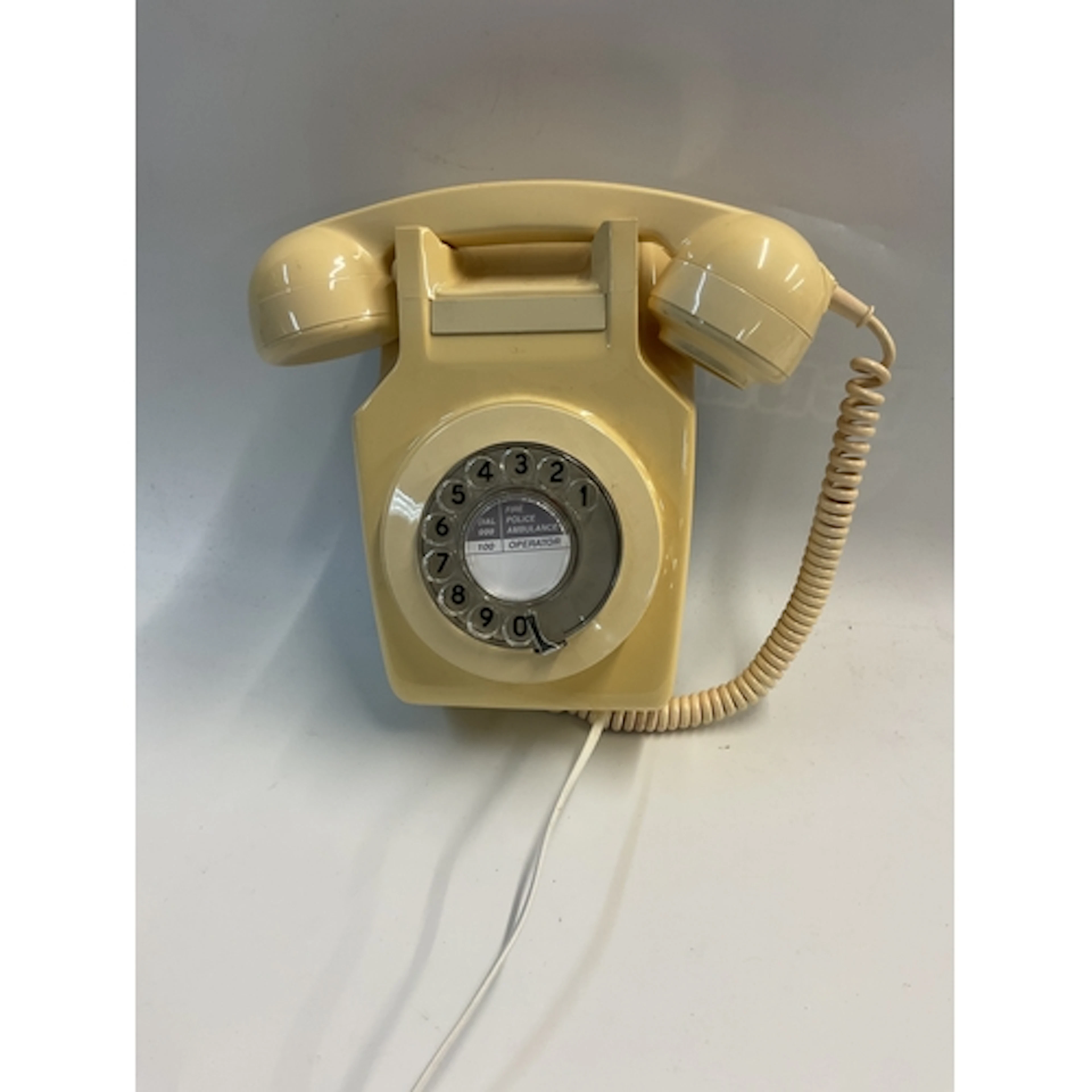 Wall hanging ivory GPO phone. NO RESERVE